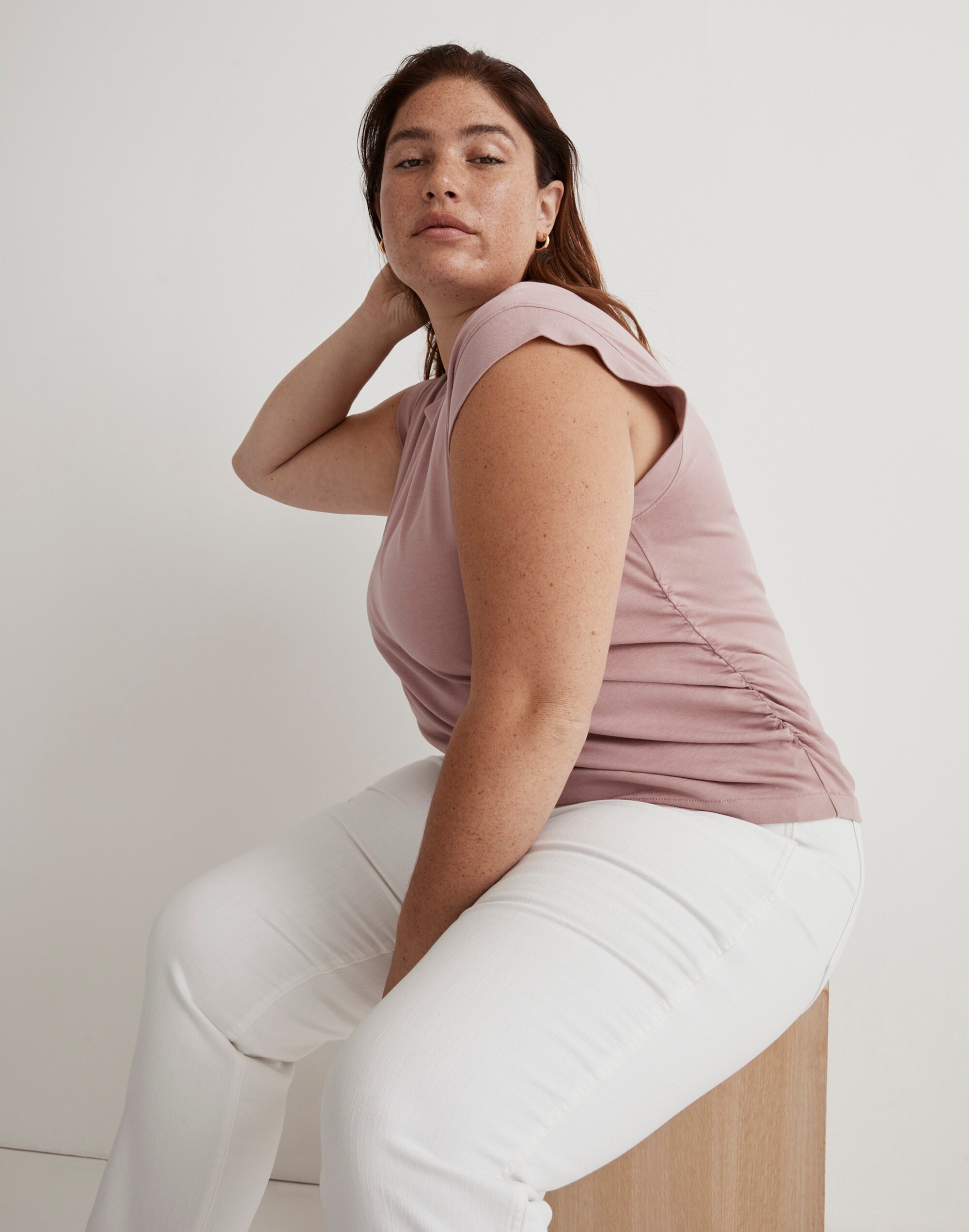 Plus Side-Cinch Muscle Tee