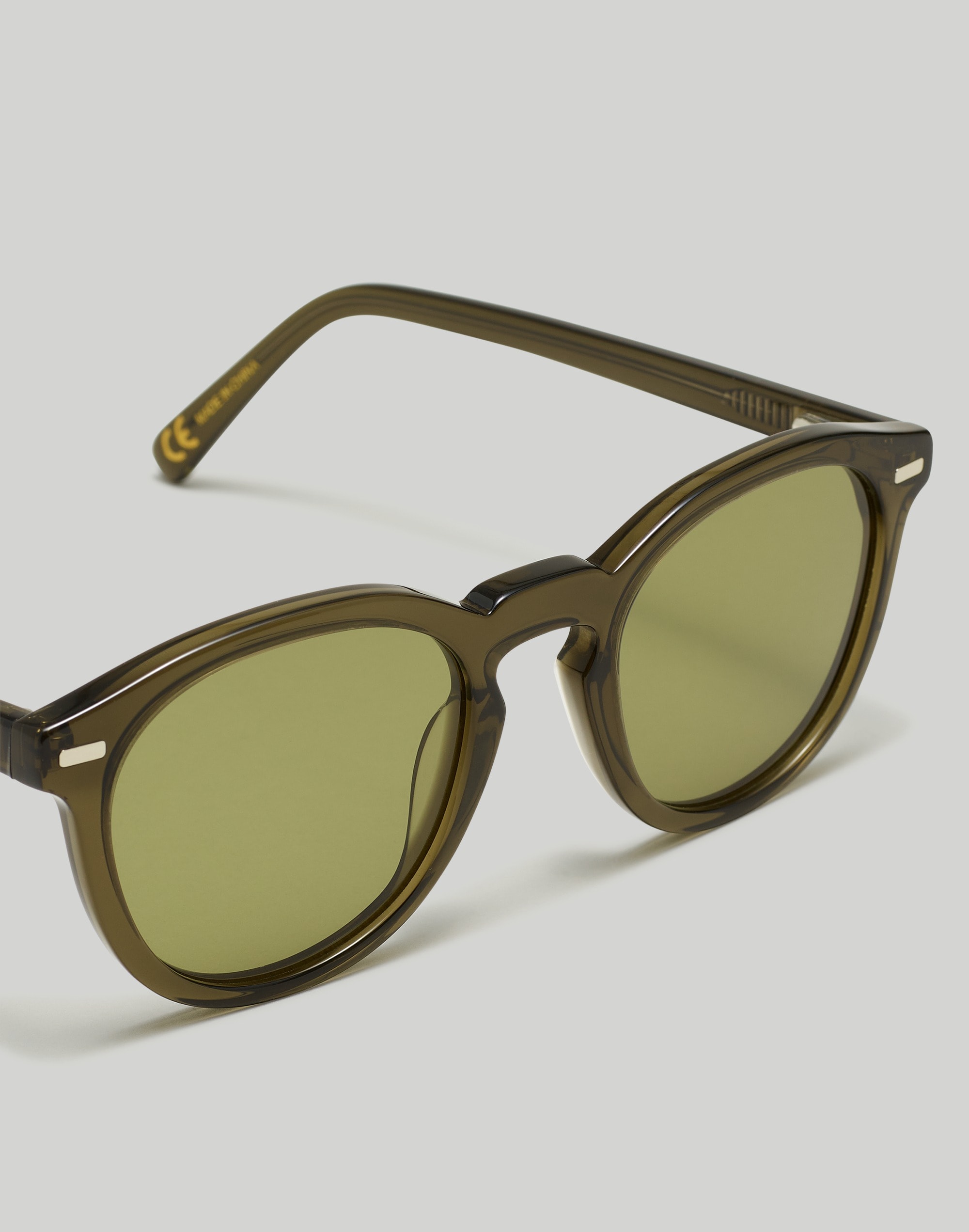 Round Acetate Sunglasses