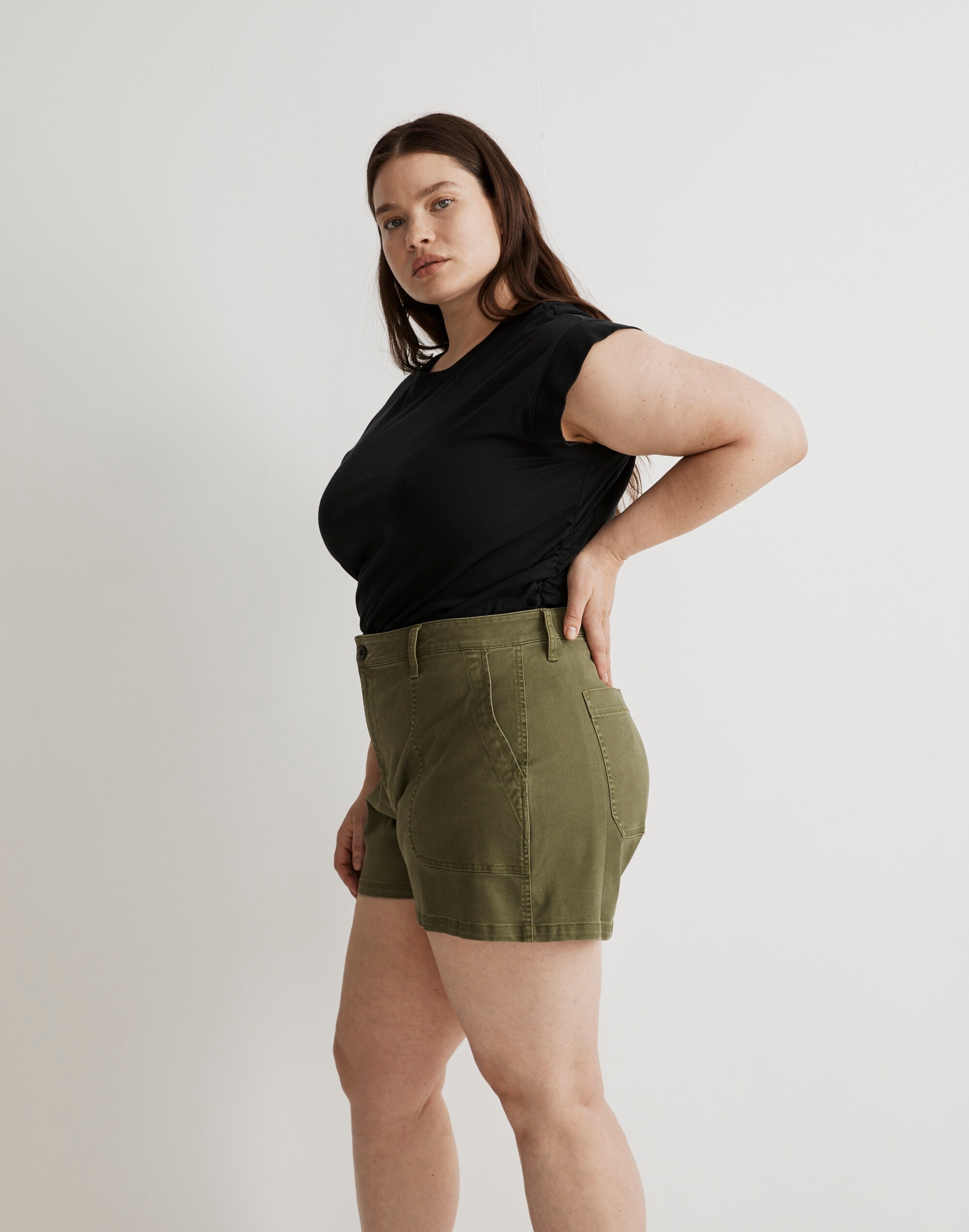 The Plus Curvy Perfect Fatigue Short