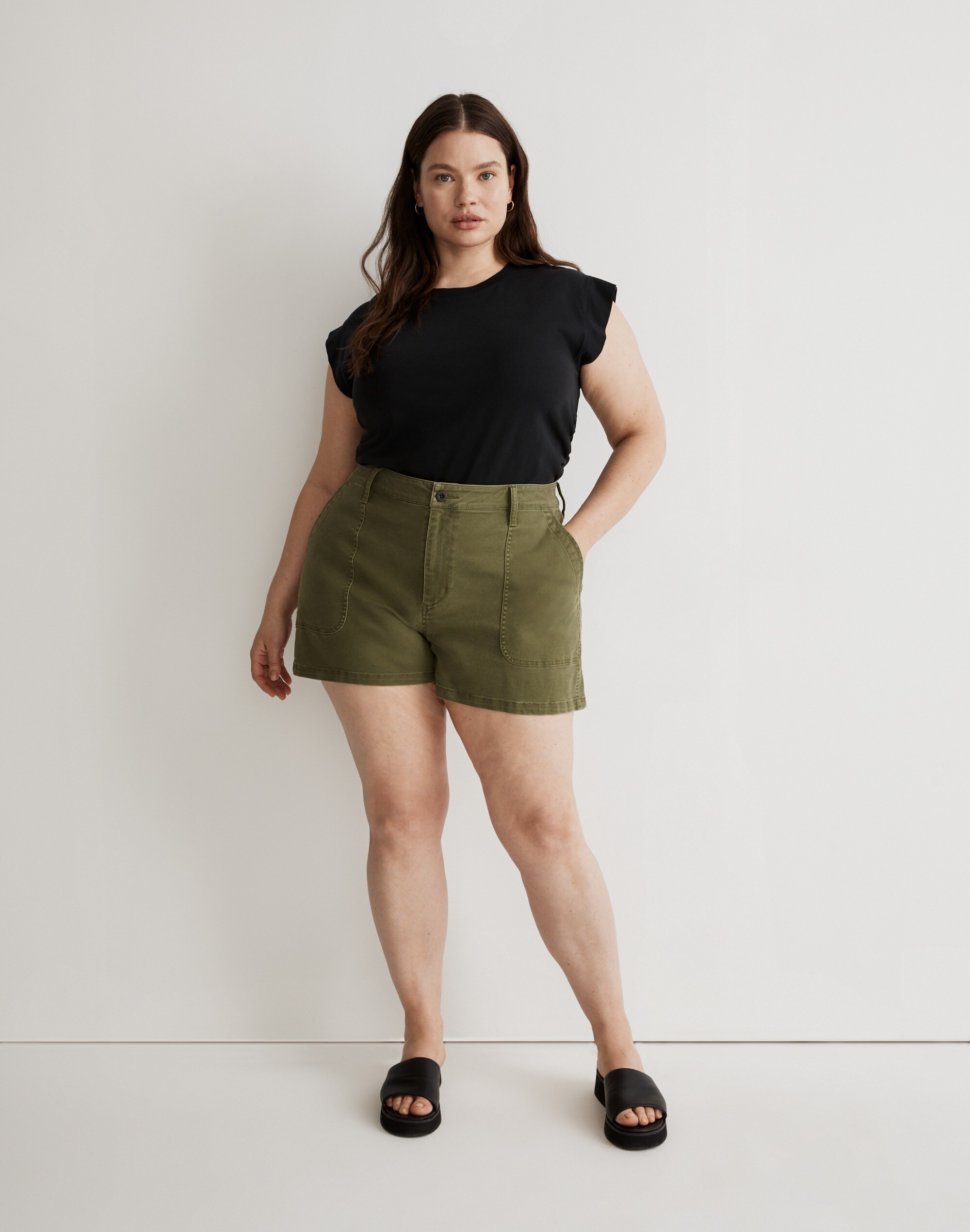 The Plus Curvy Perfect Fatigue Short