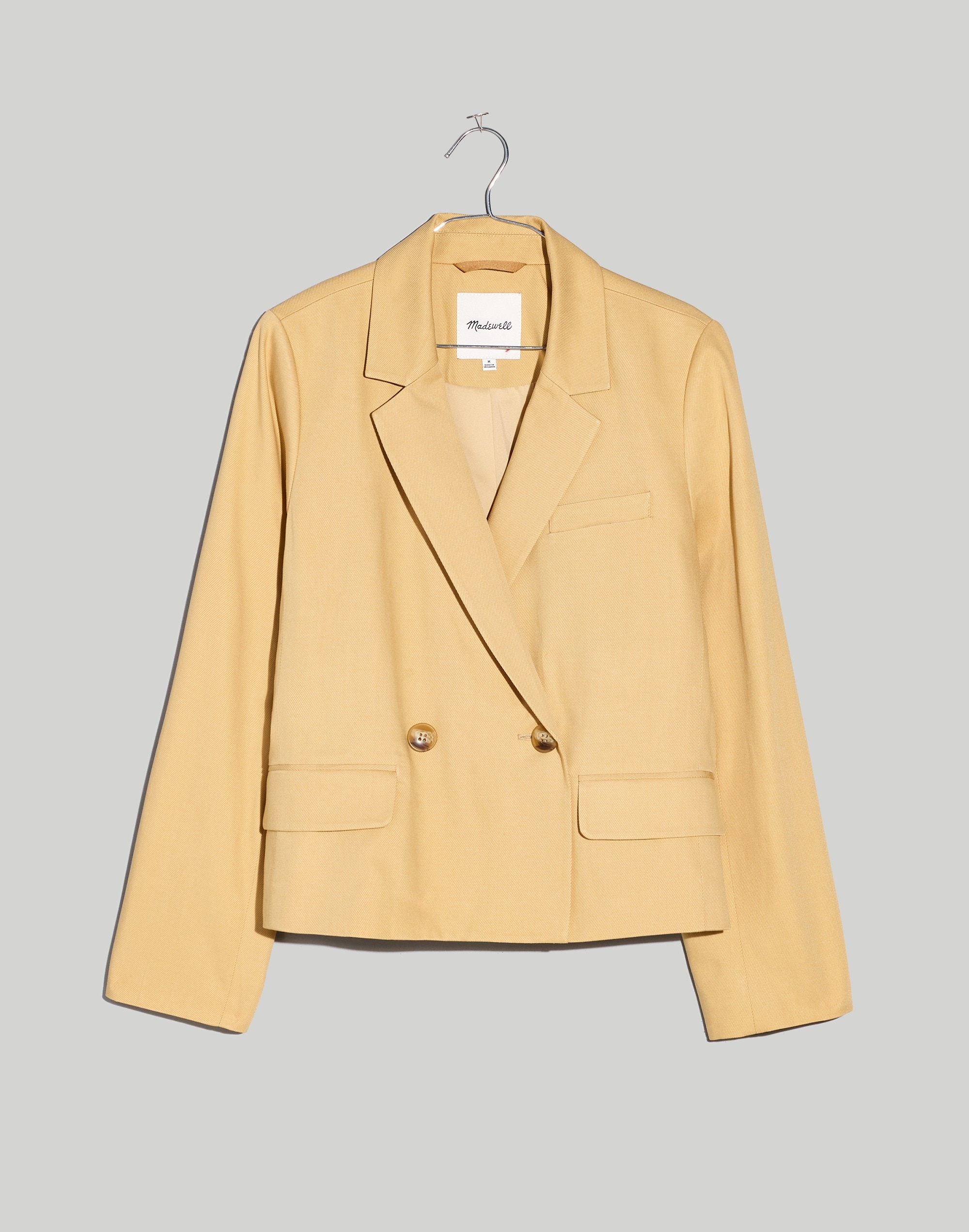 The Petite Caldwell Short Blazer in Drapeweave