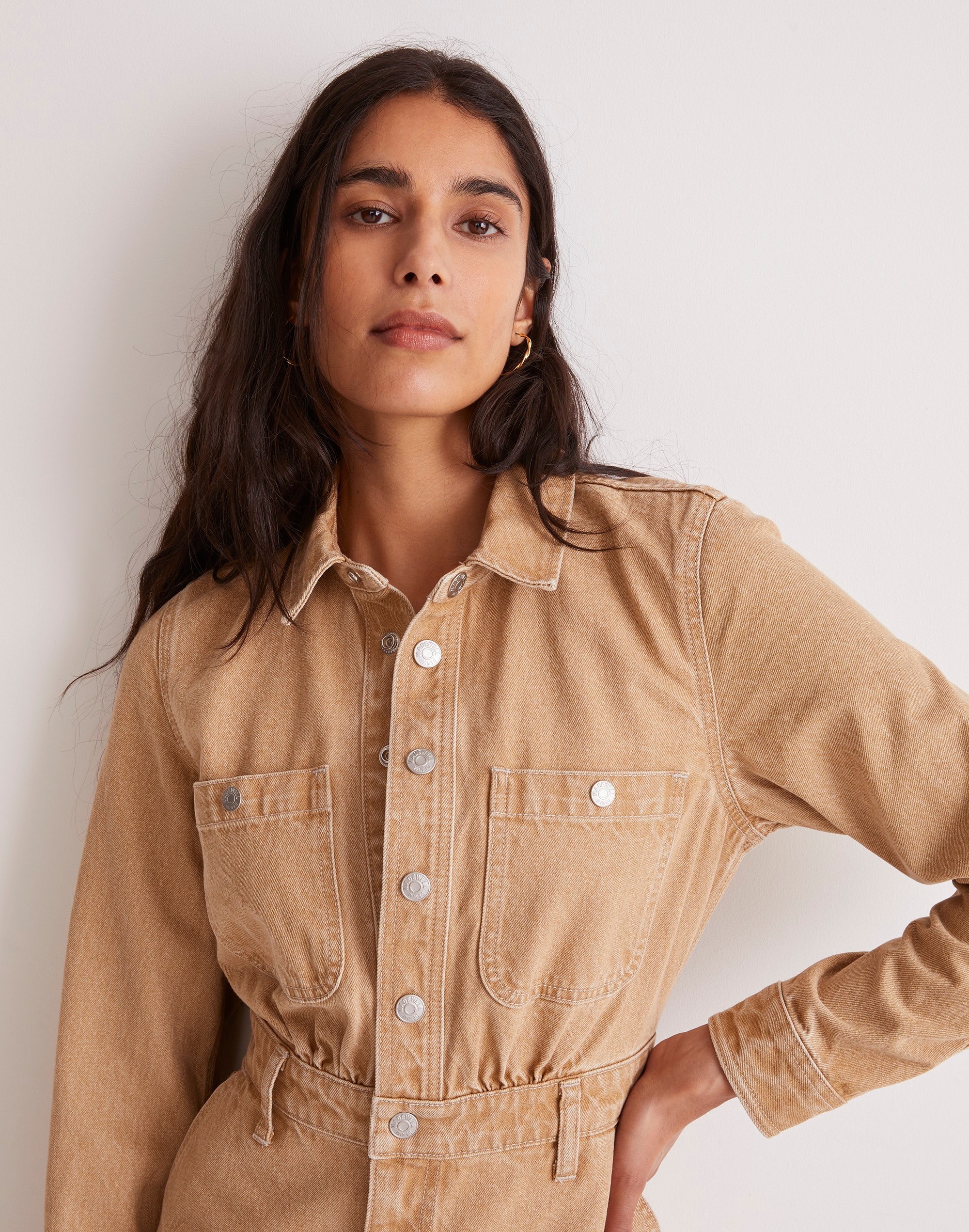 Carpenter Mini Dress: Garment-Dye Edition