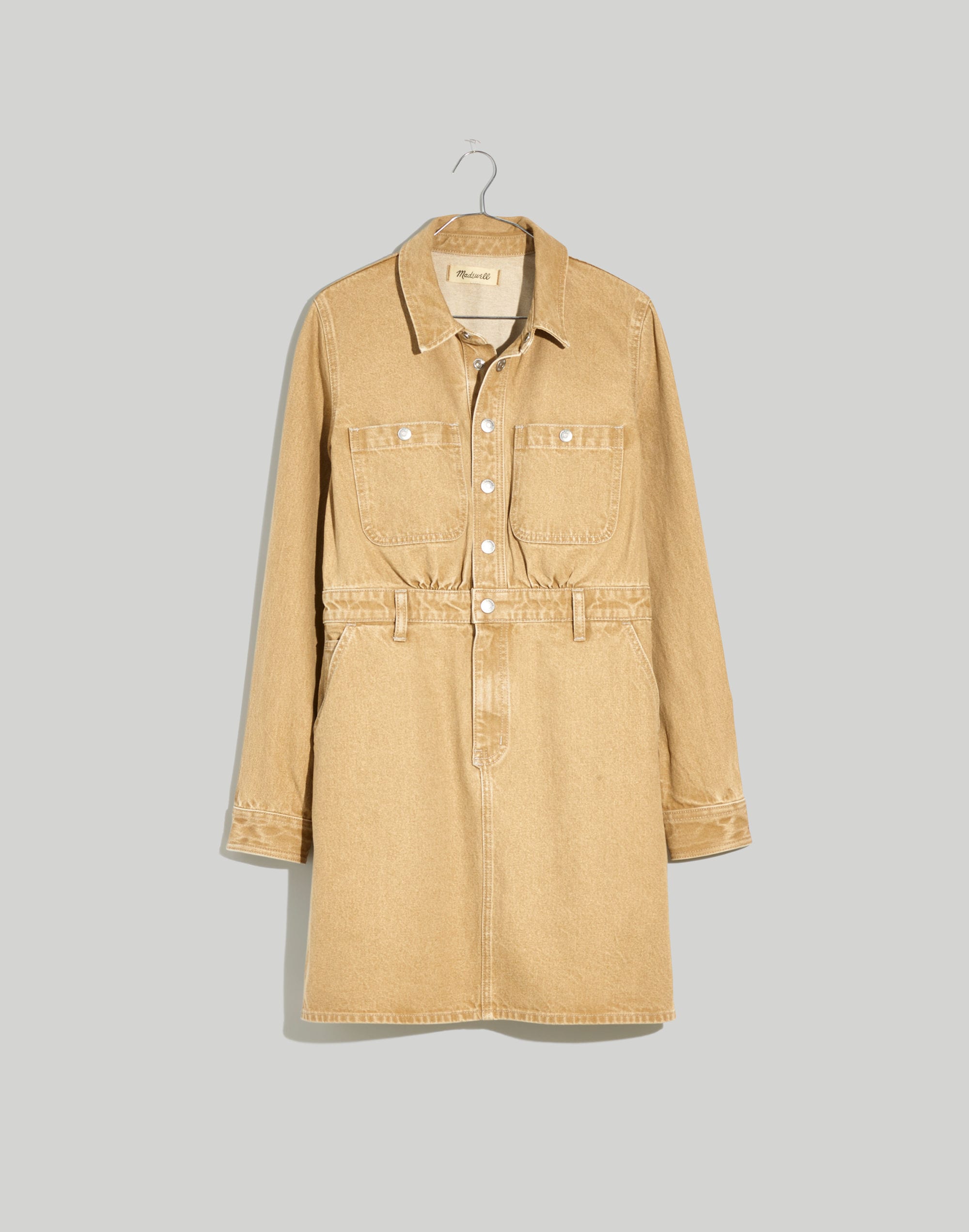 Carpenter Mini Dress: Garment-Dye Edition