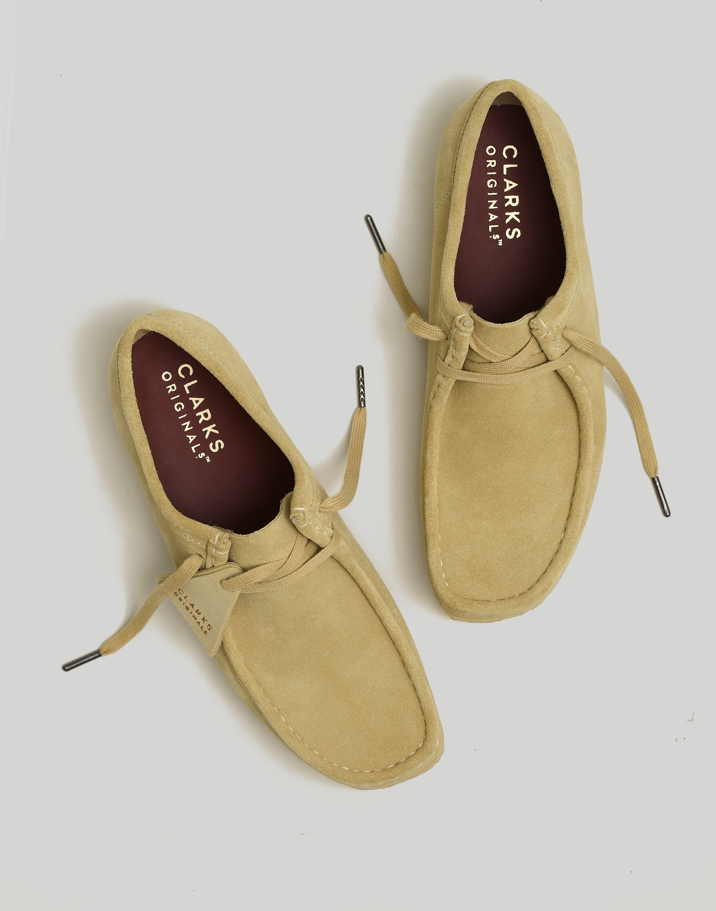 Clarks&reg; Suede Wallabee Shoes