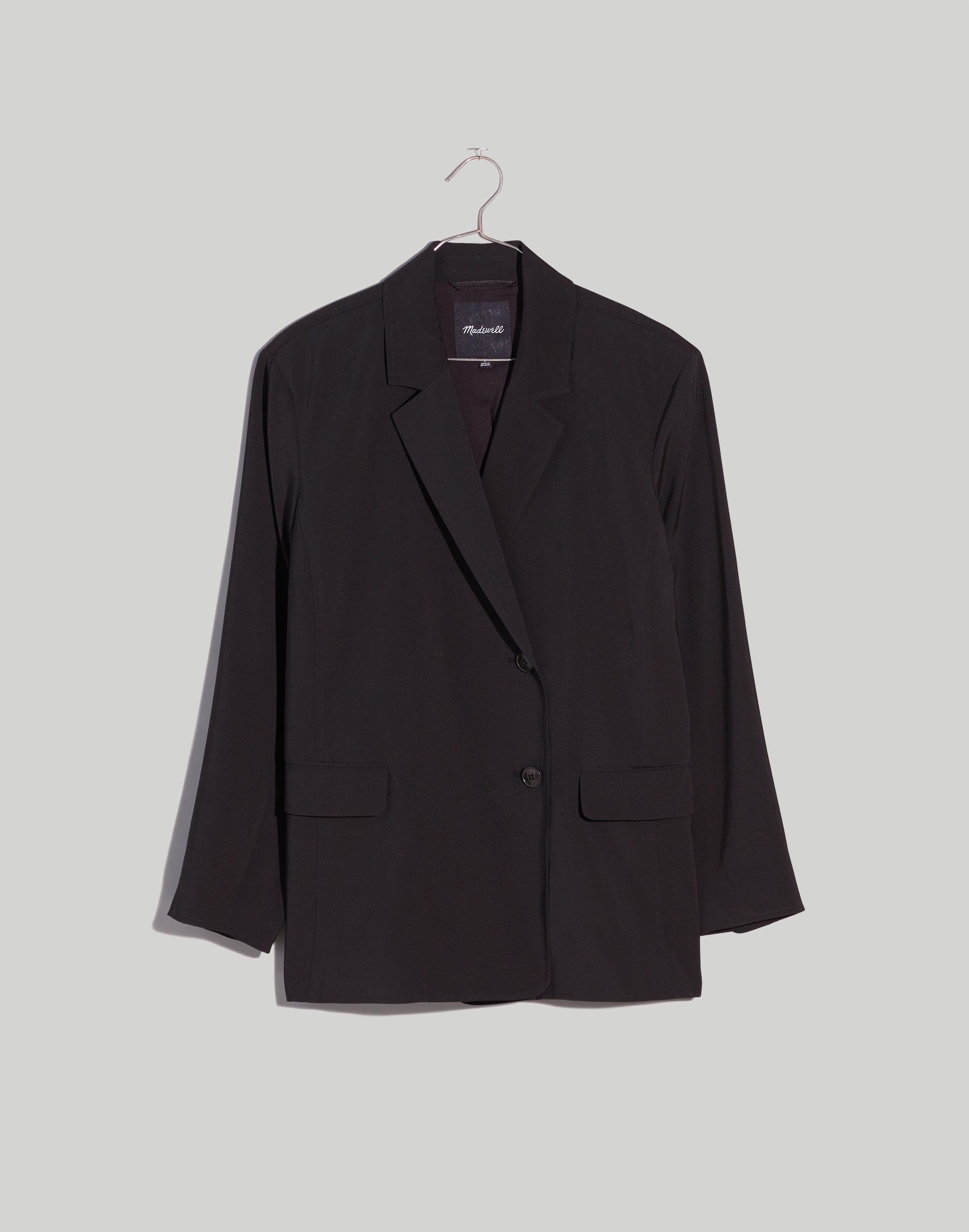 The Plus Relaxed Blazer in Softdrape