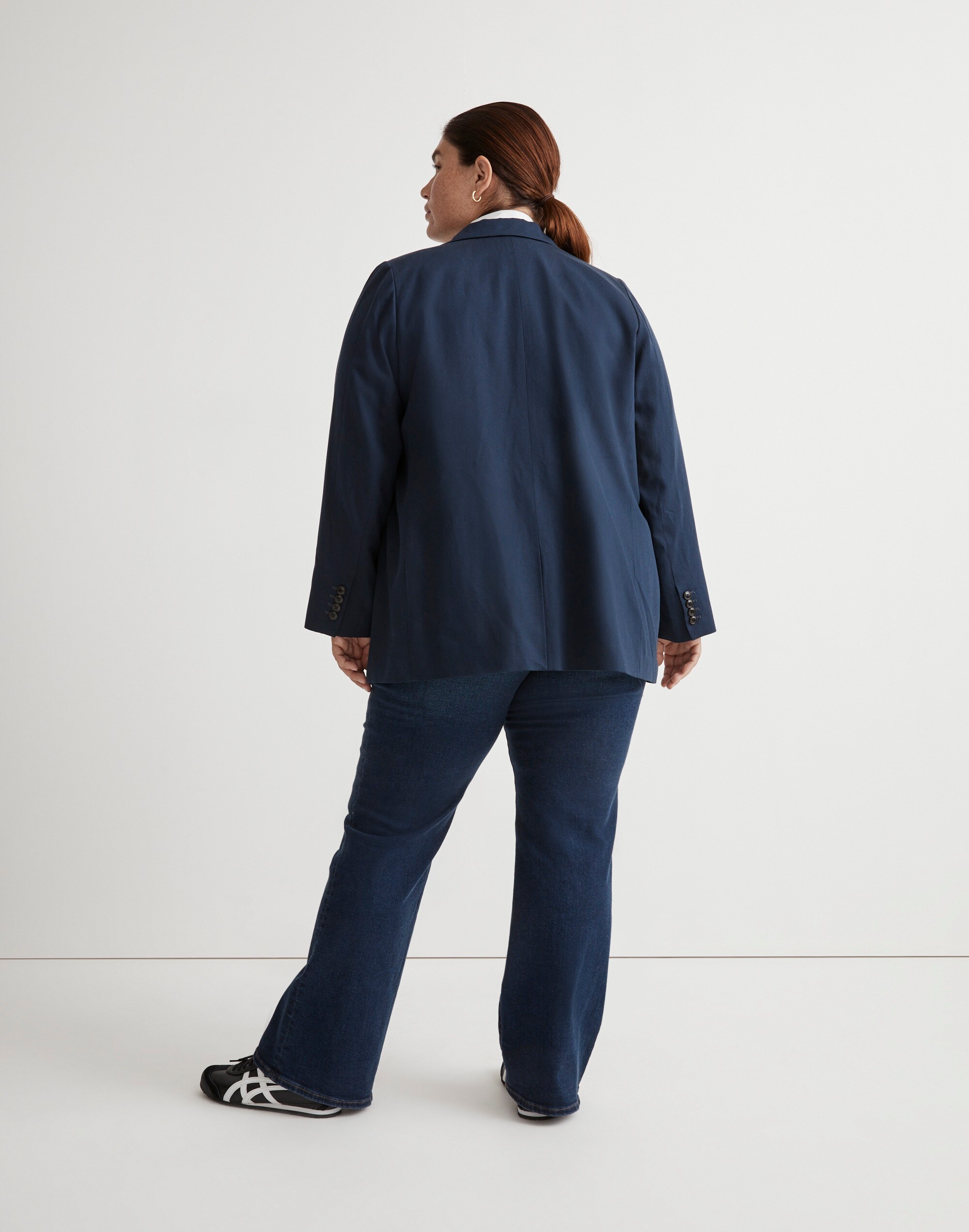 The Plus Larsen Blazer in Drapeweave