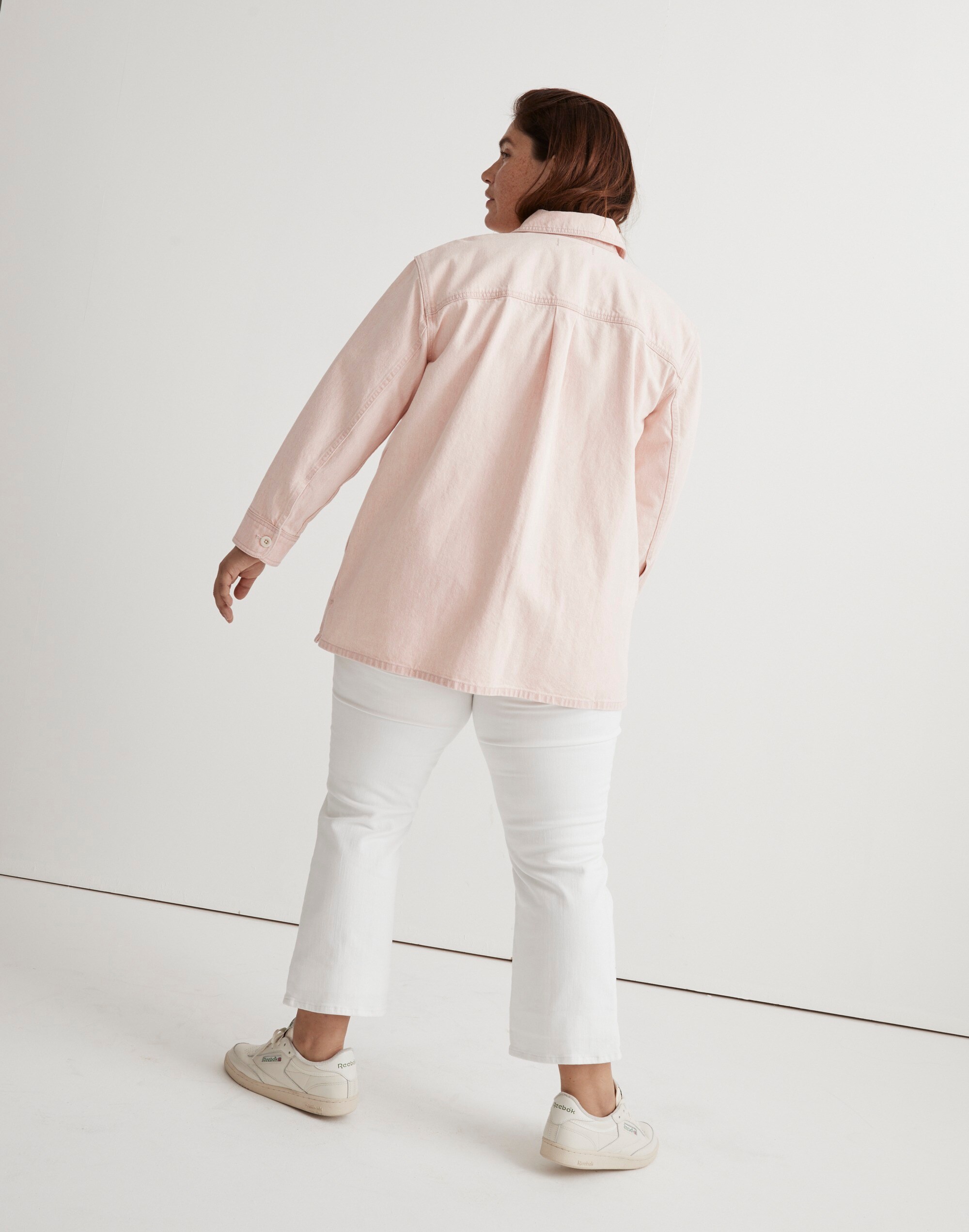 Plus Denim Shirt-Jacket: Botanical Yarn-Dye Edition