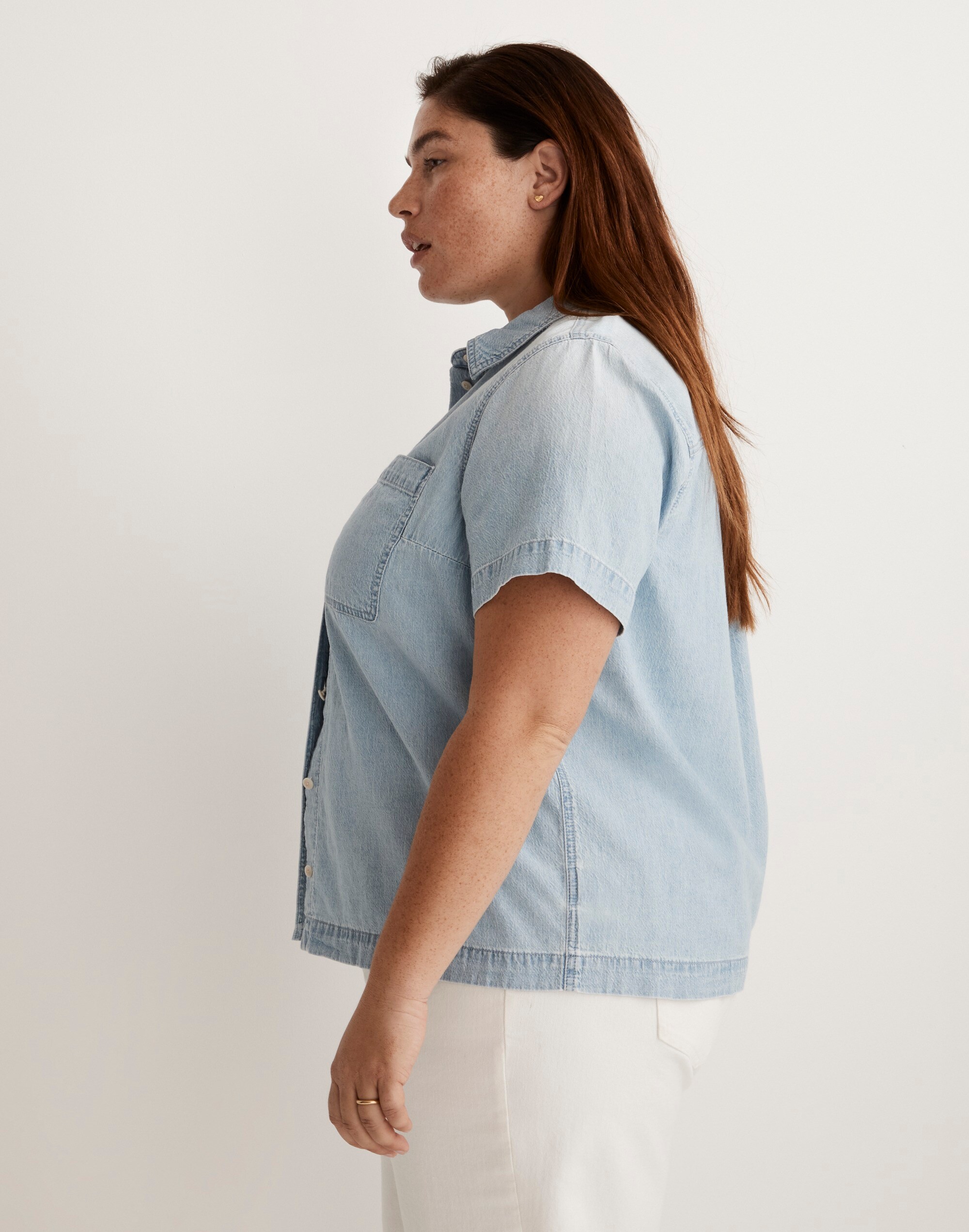 Denim Camp Shirt in Smithley Wash