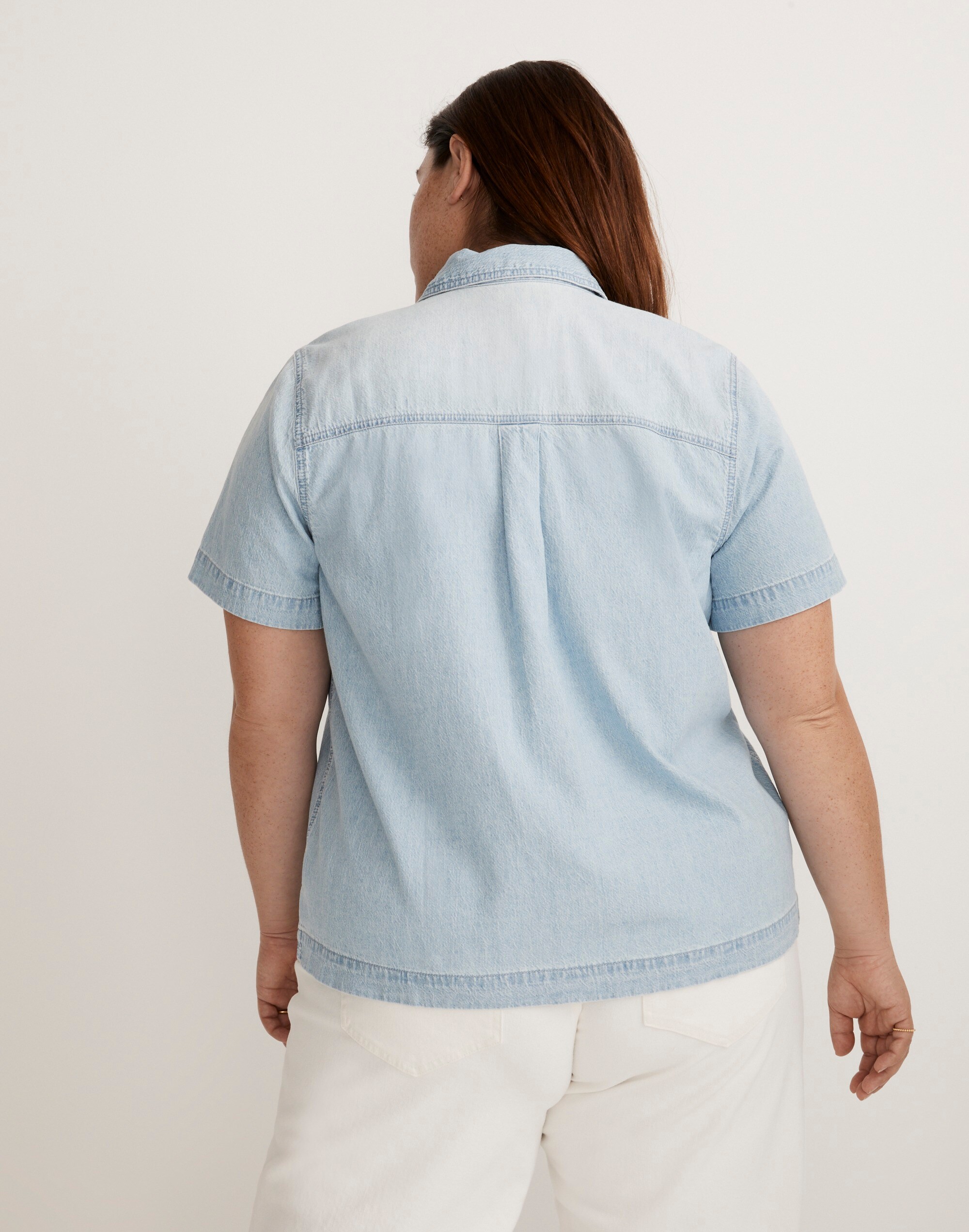 Denim Camp Shirt in Smithley Wash