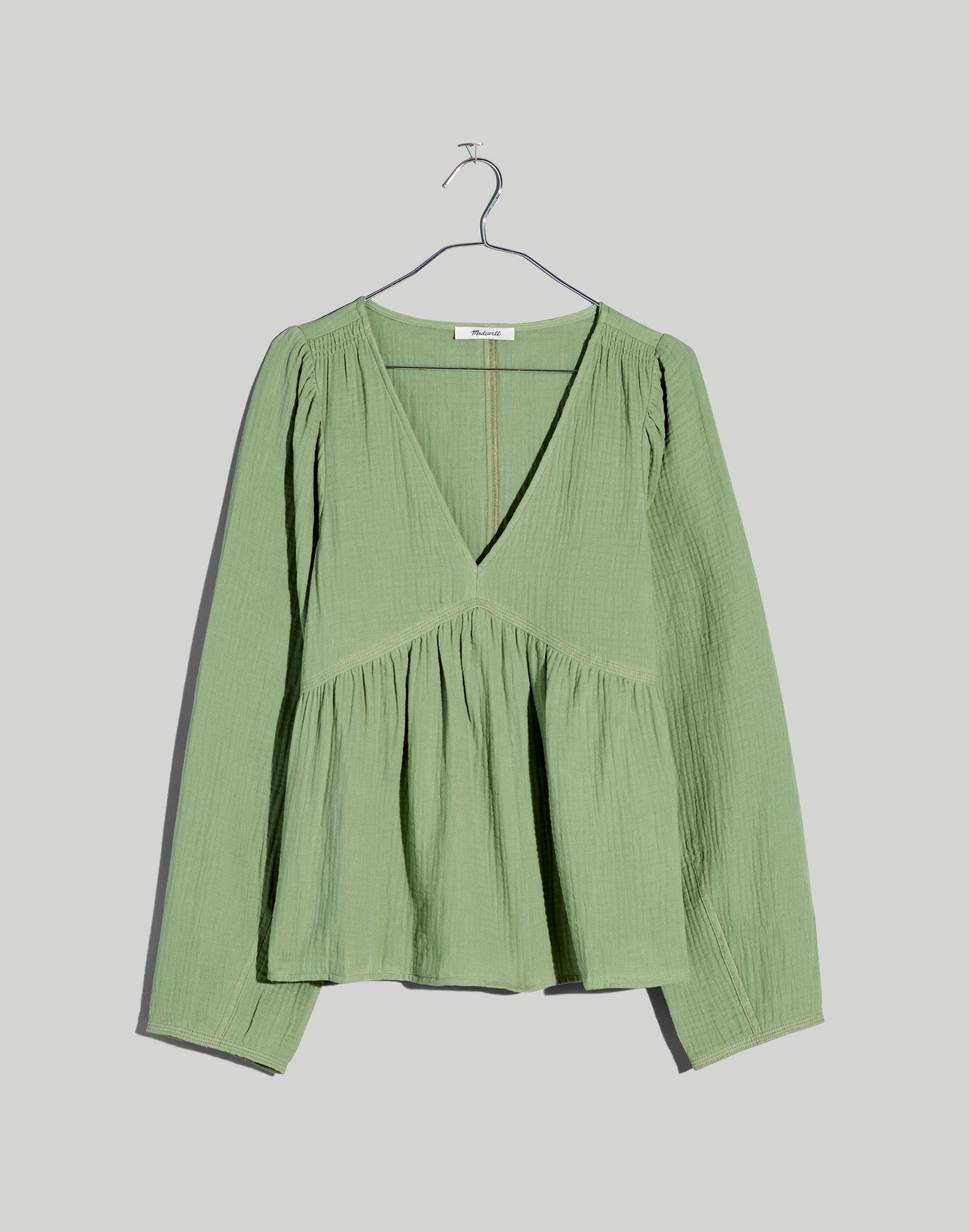 Plus Lightspun Peasant Top