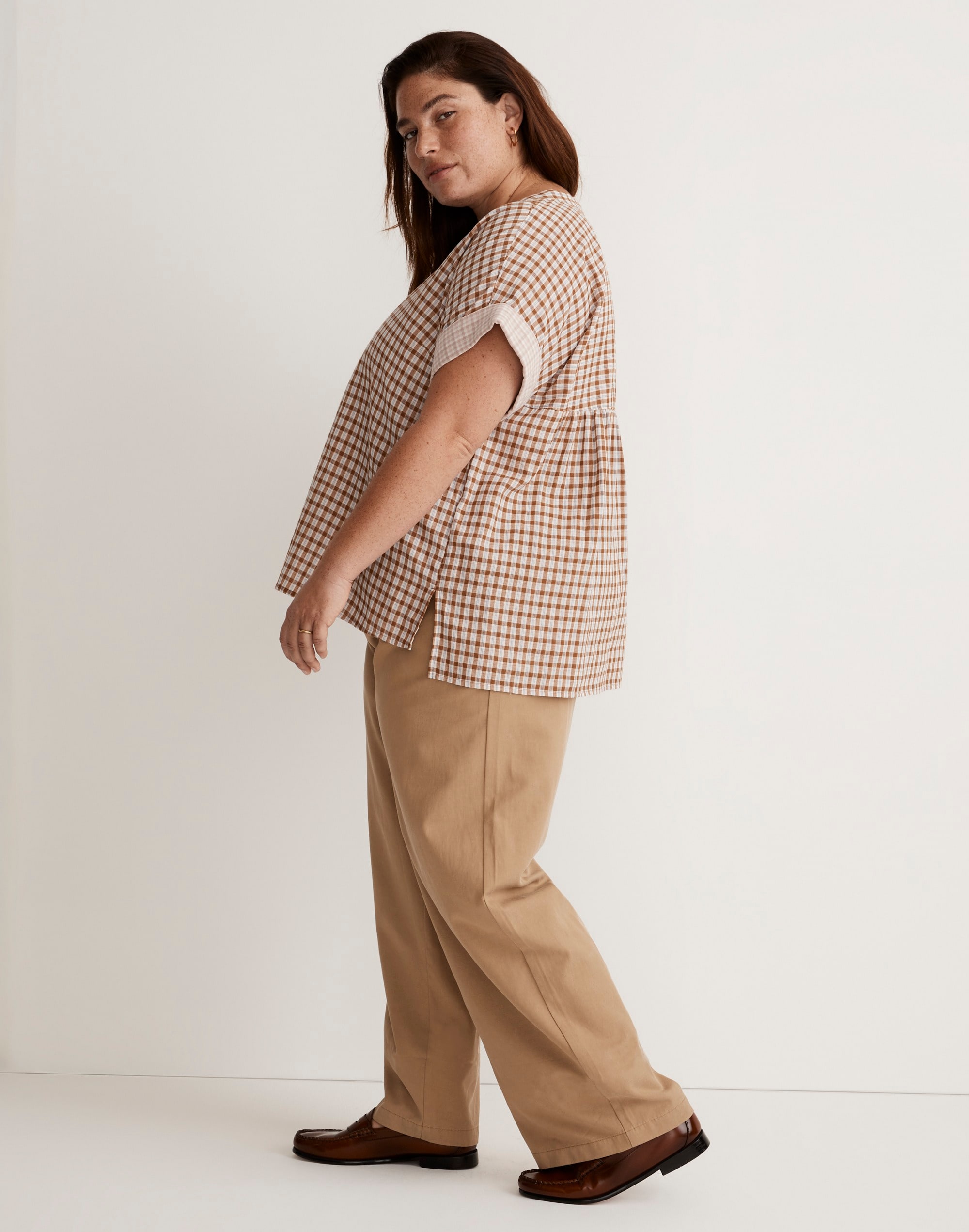 Plus Double-Faced Lakeline Popover Shirt