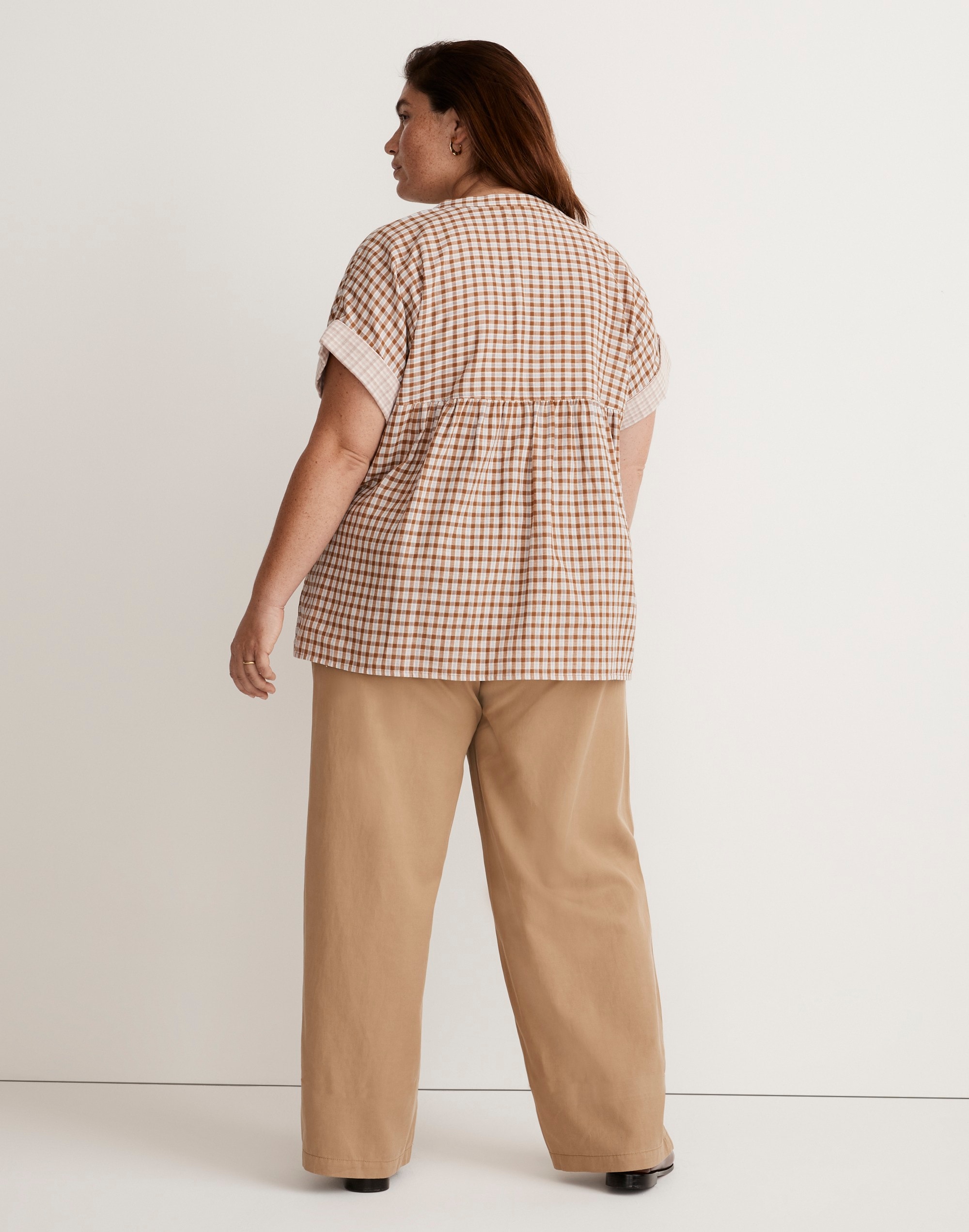 Plus Double-Faced Lakeline Popover Shirt