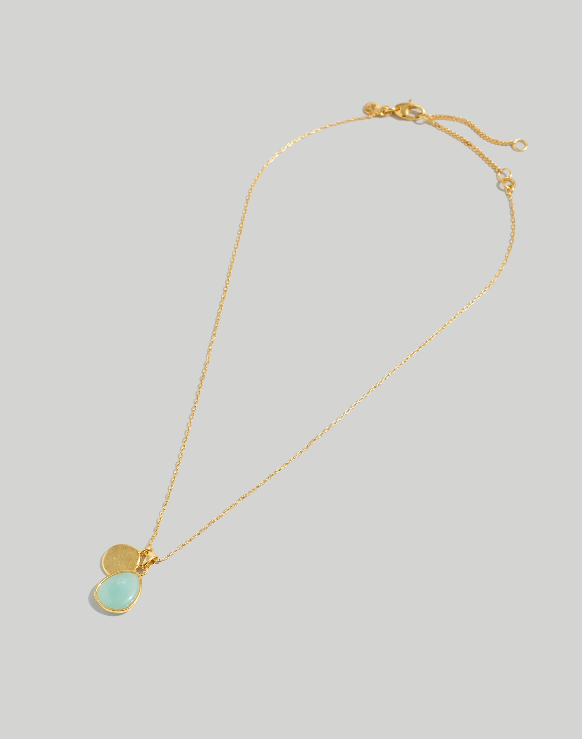 Stone Collection Amazonite Pendant Necklace in null image 3