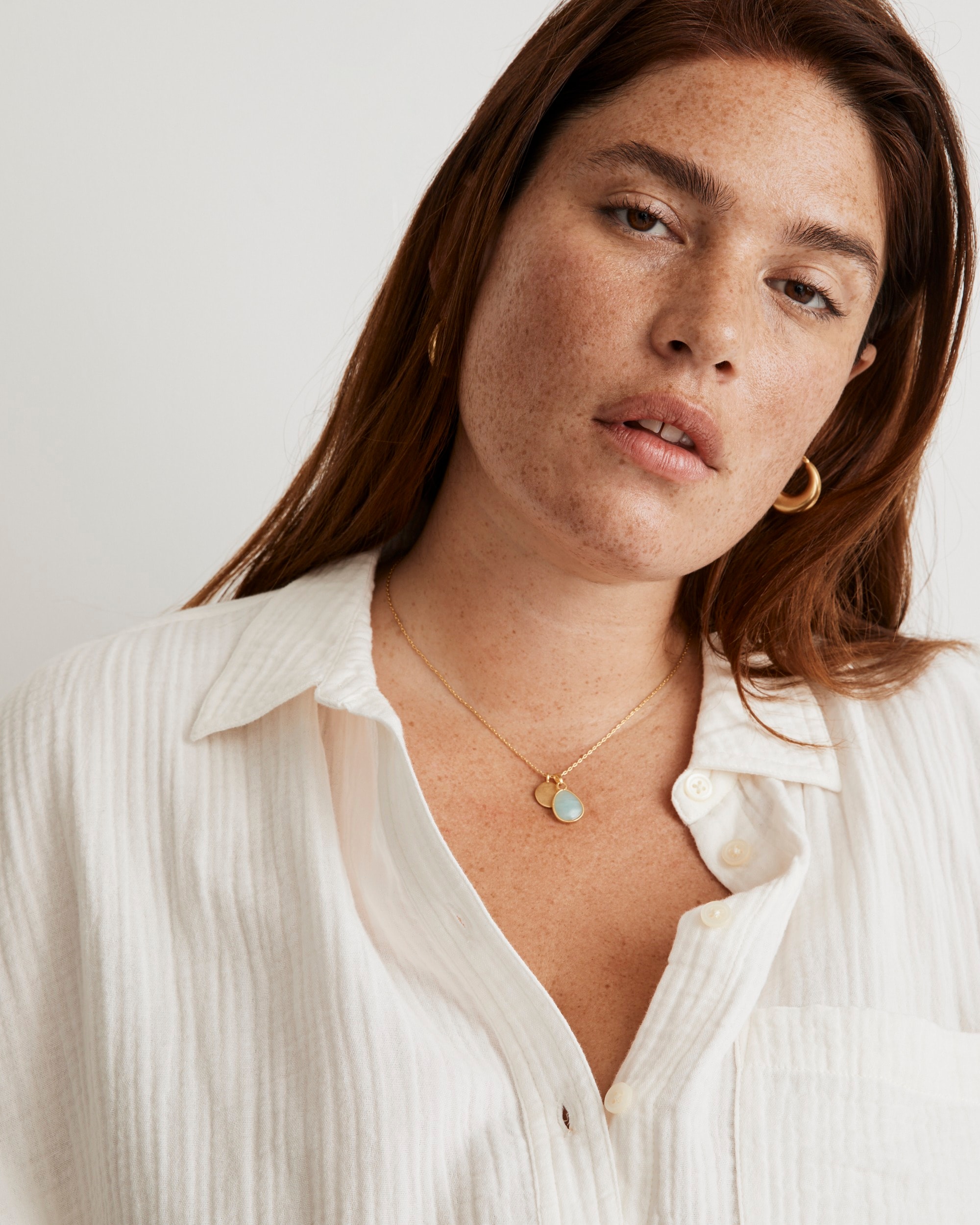 Stone Collection Amazonite Pendant Necklace in null image 2