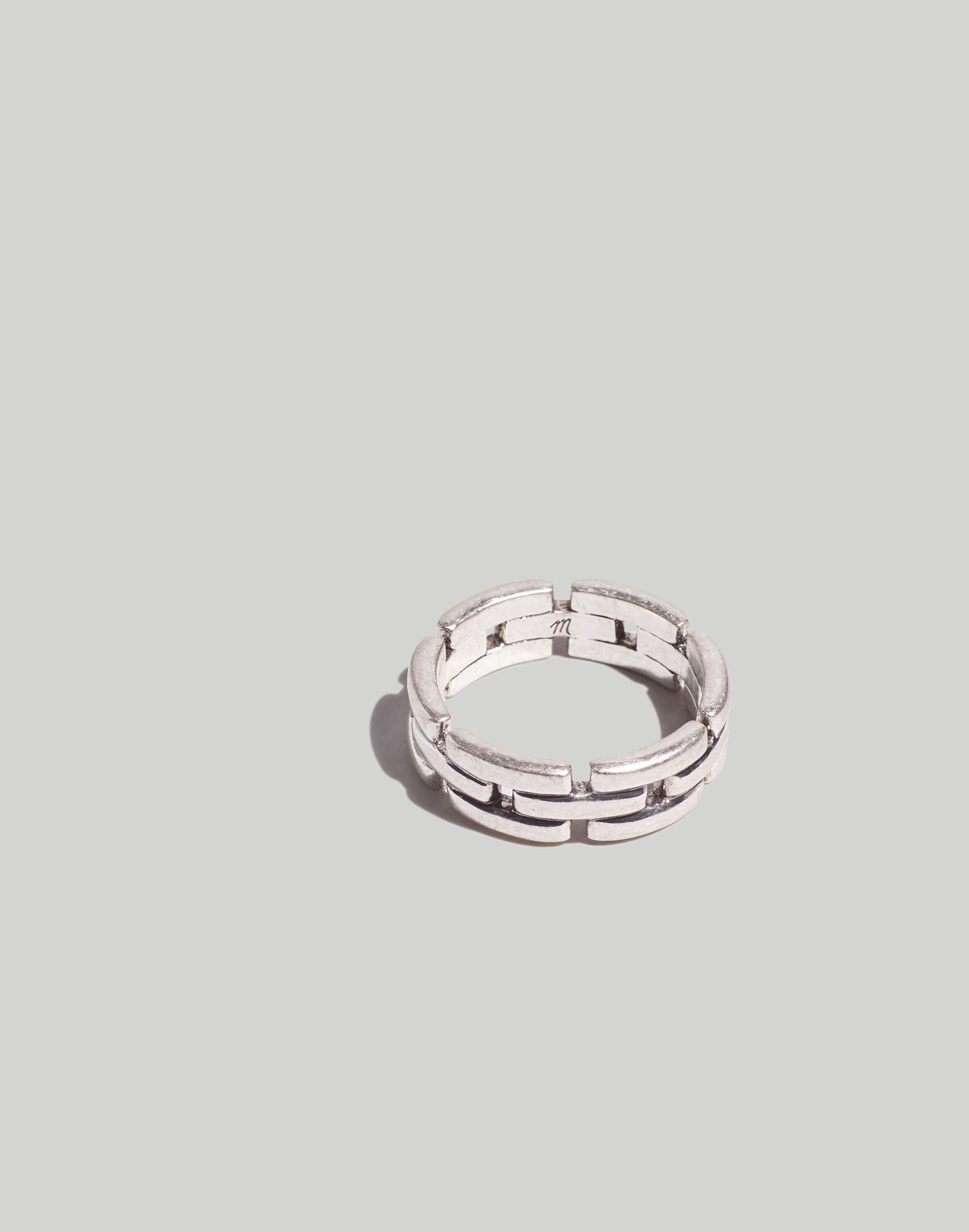 Watch Chain Statement Ring