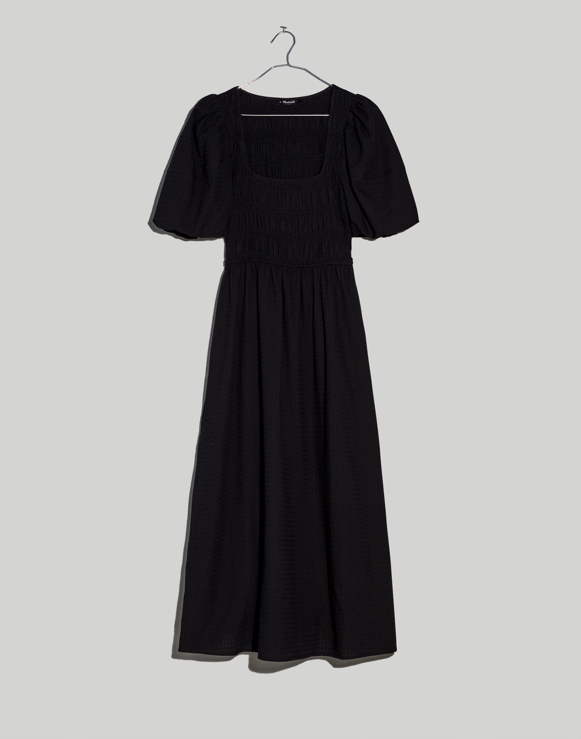 Lucie Puff-Sleeve Midi Dress