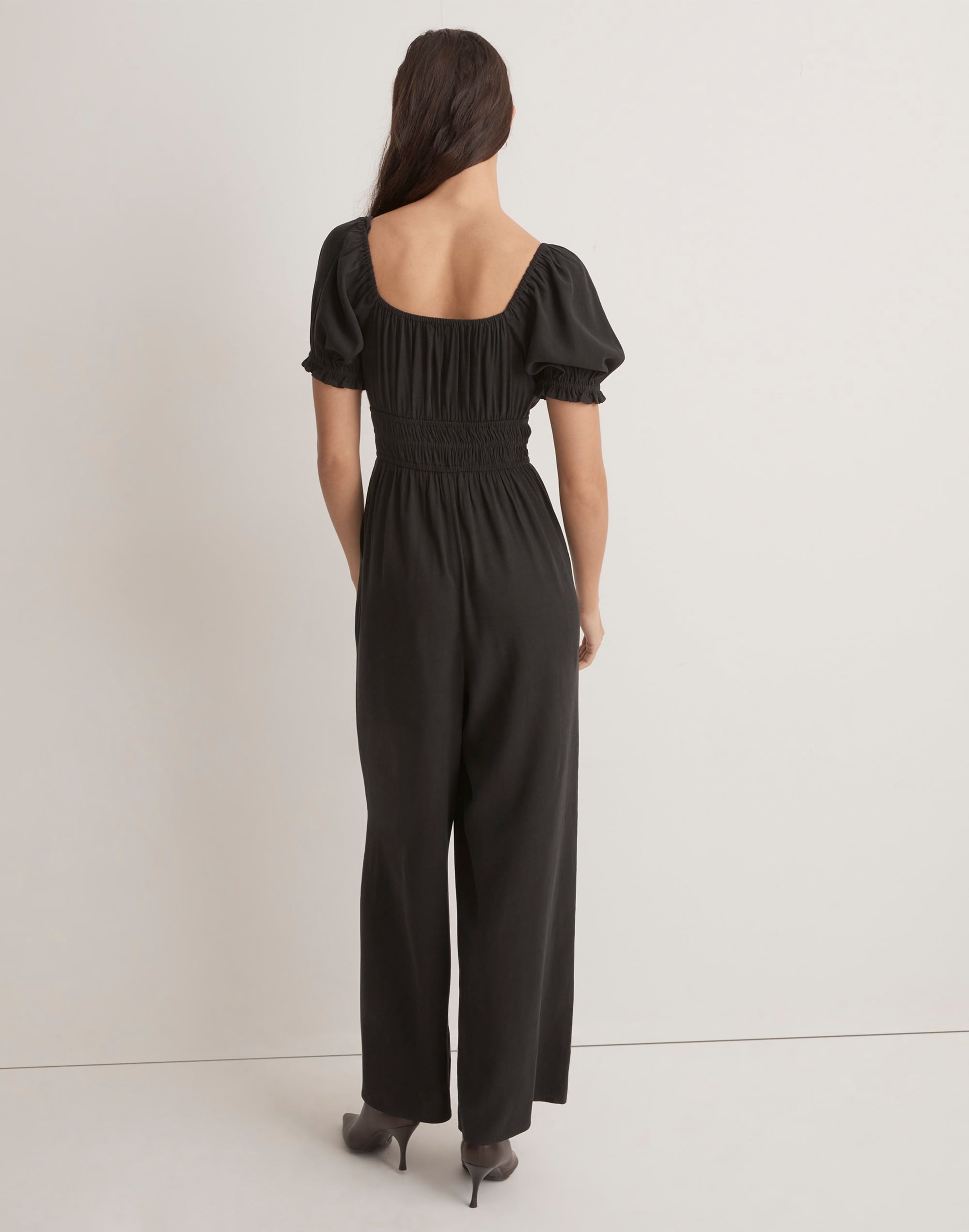 Petite Sophia Scoop-Neck Jumpsuit