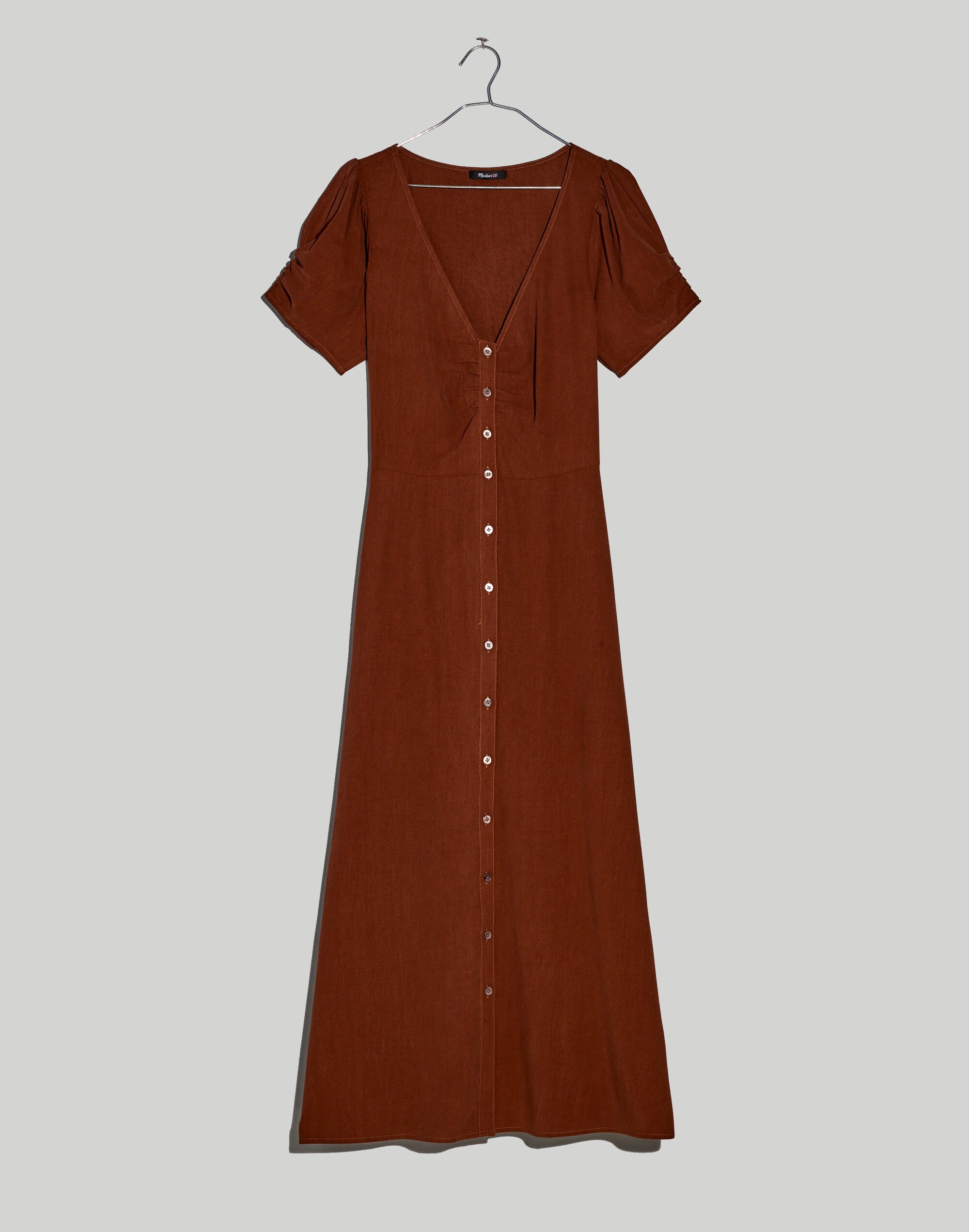 Leedra Button-Front Midi Dress