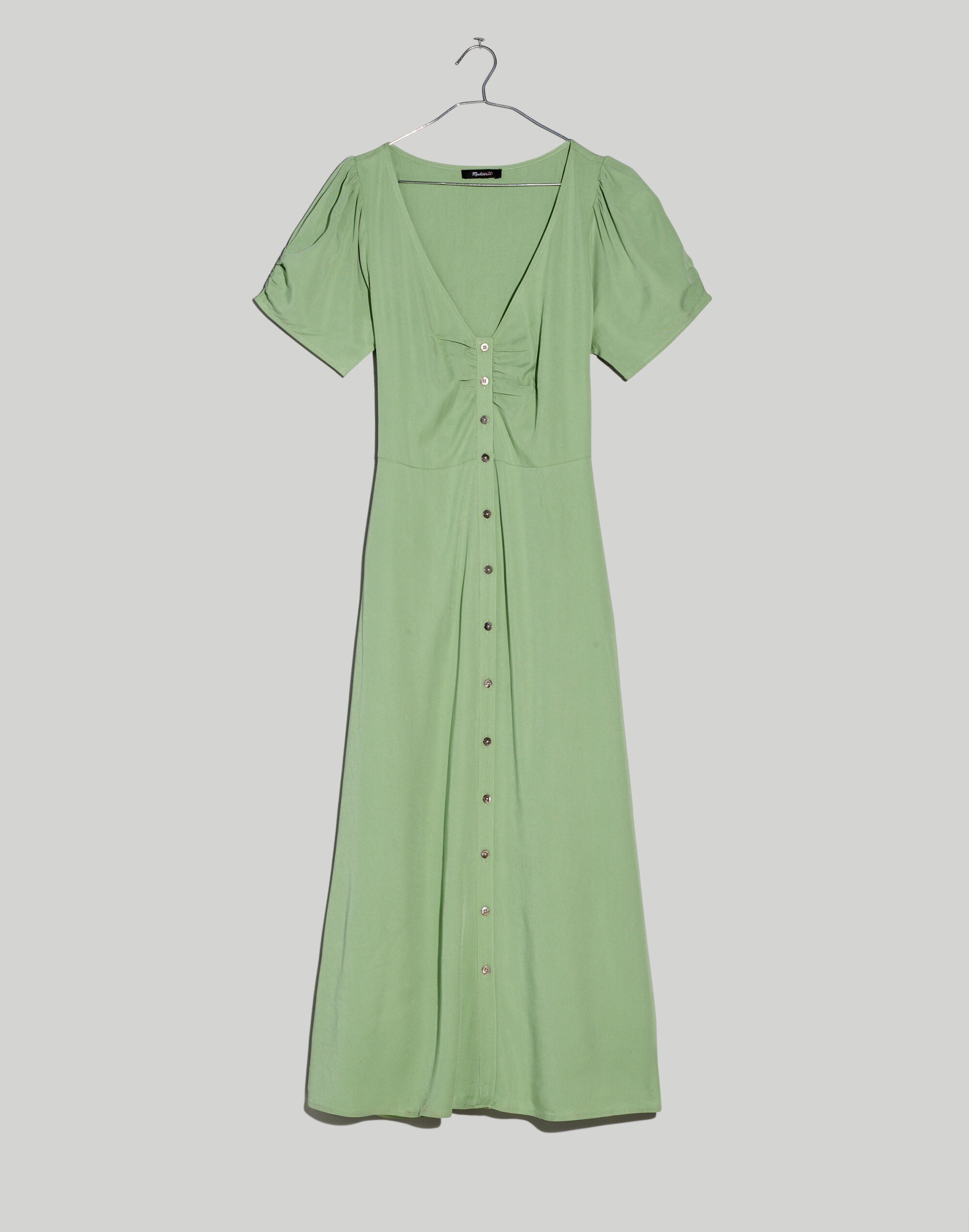 Leedra Button-Front Midi Dress