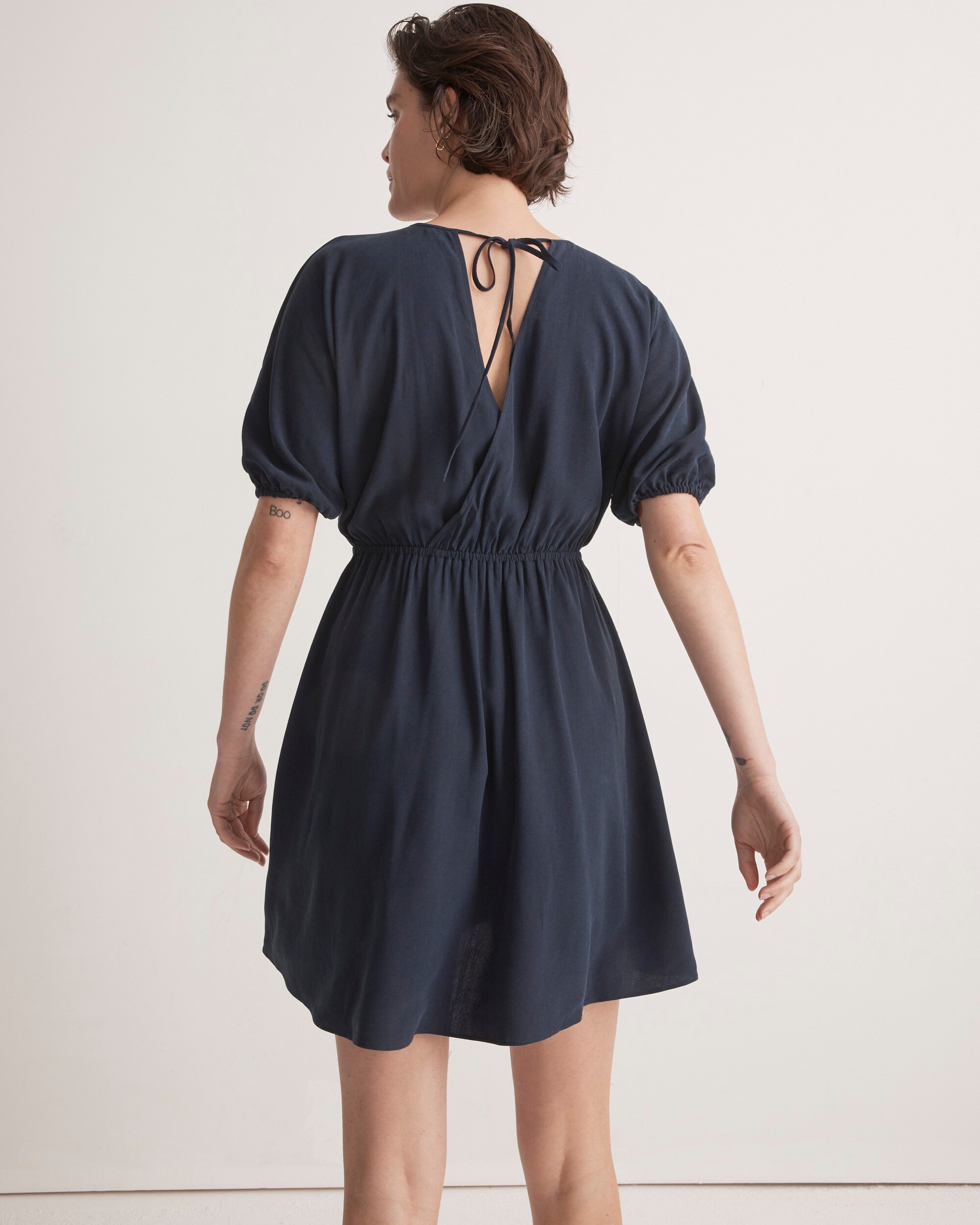 Cutout-Back Mini Dress
