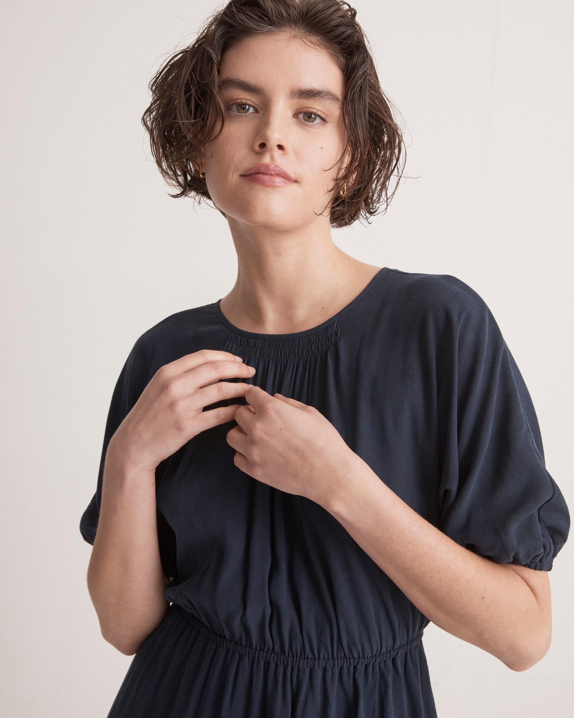 Cutout-Back Mini Dress