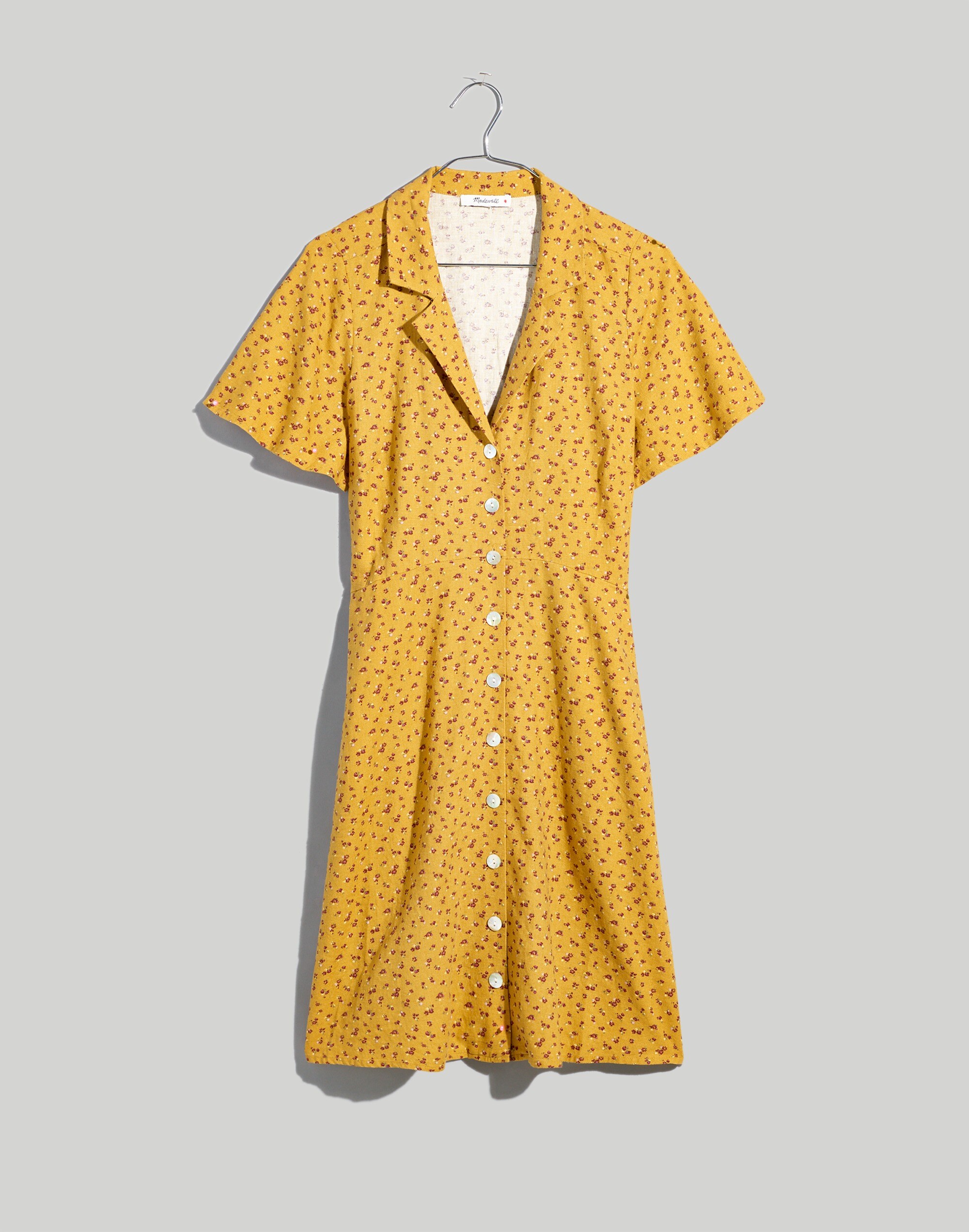 Plus Kacie Mini Shirtdress in Bitsy Bouquet
