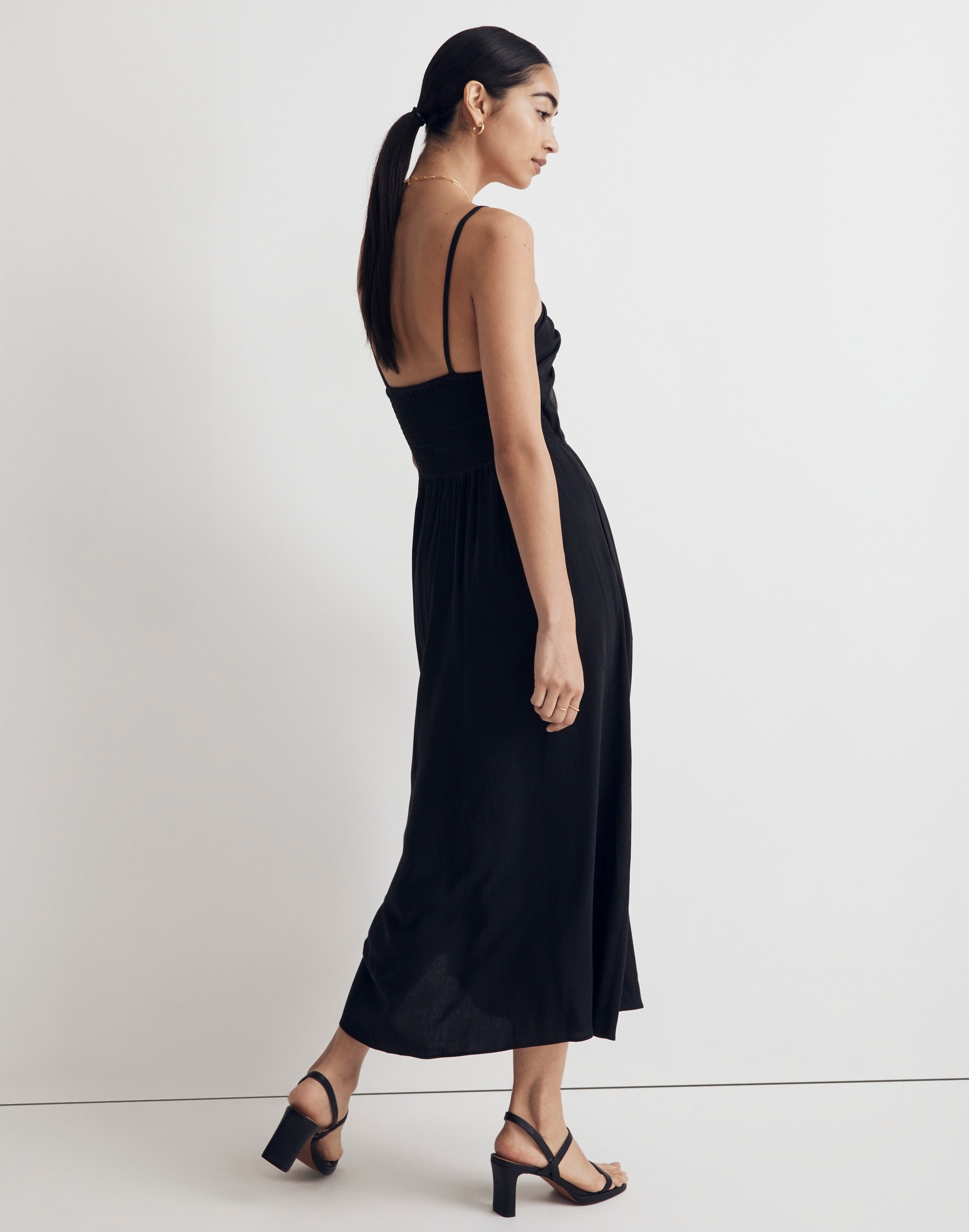 Cut-Out Cami Midi Dress