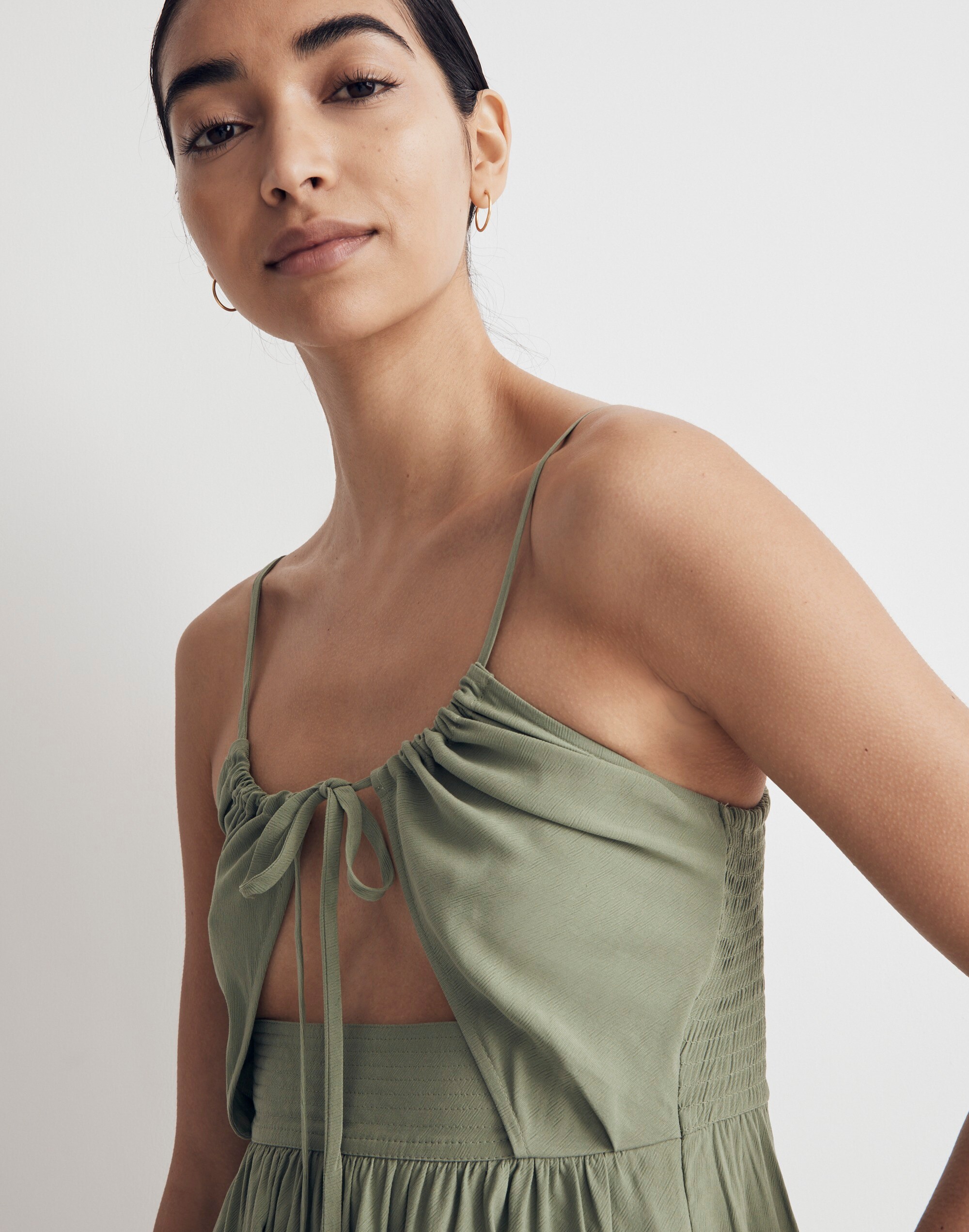 Cut-Out Cami Midi Dress