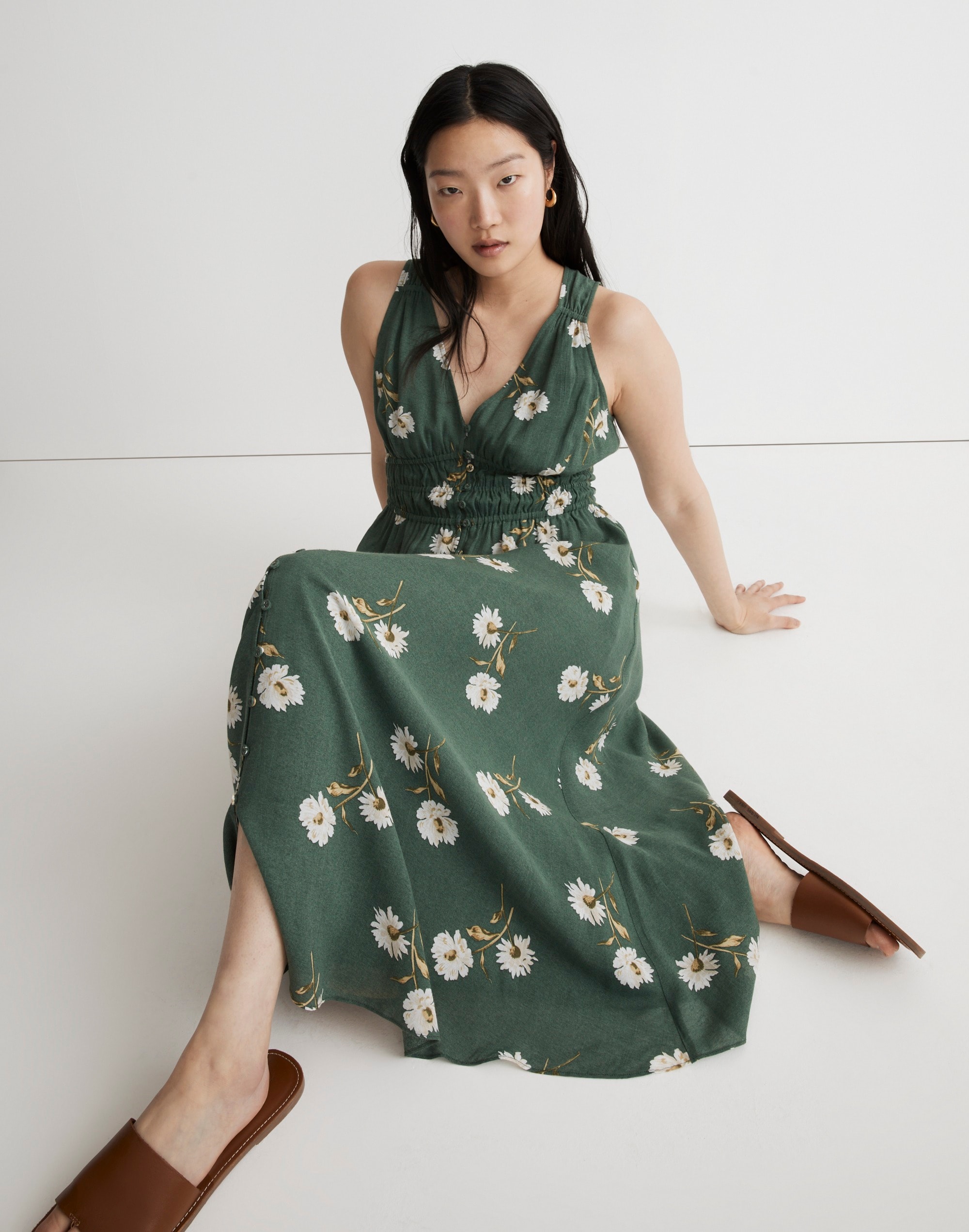 Sophia Midi Dress in Floating Floral