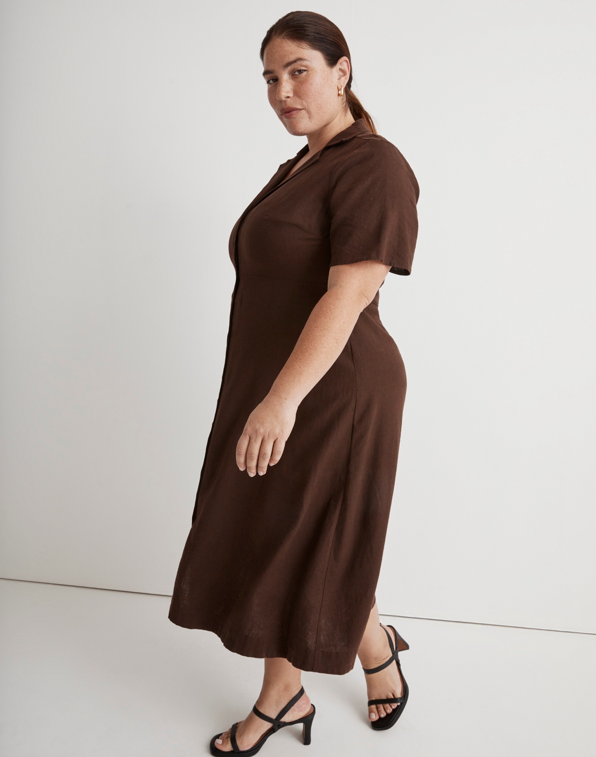 Plus Kacie Midi Shirtdress