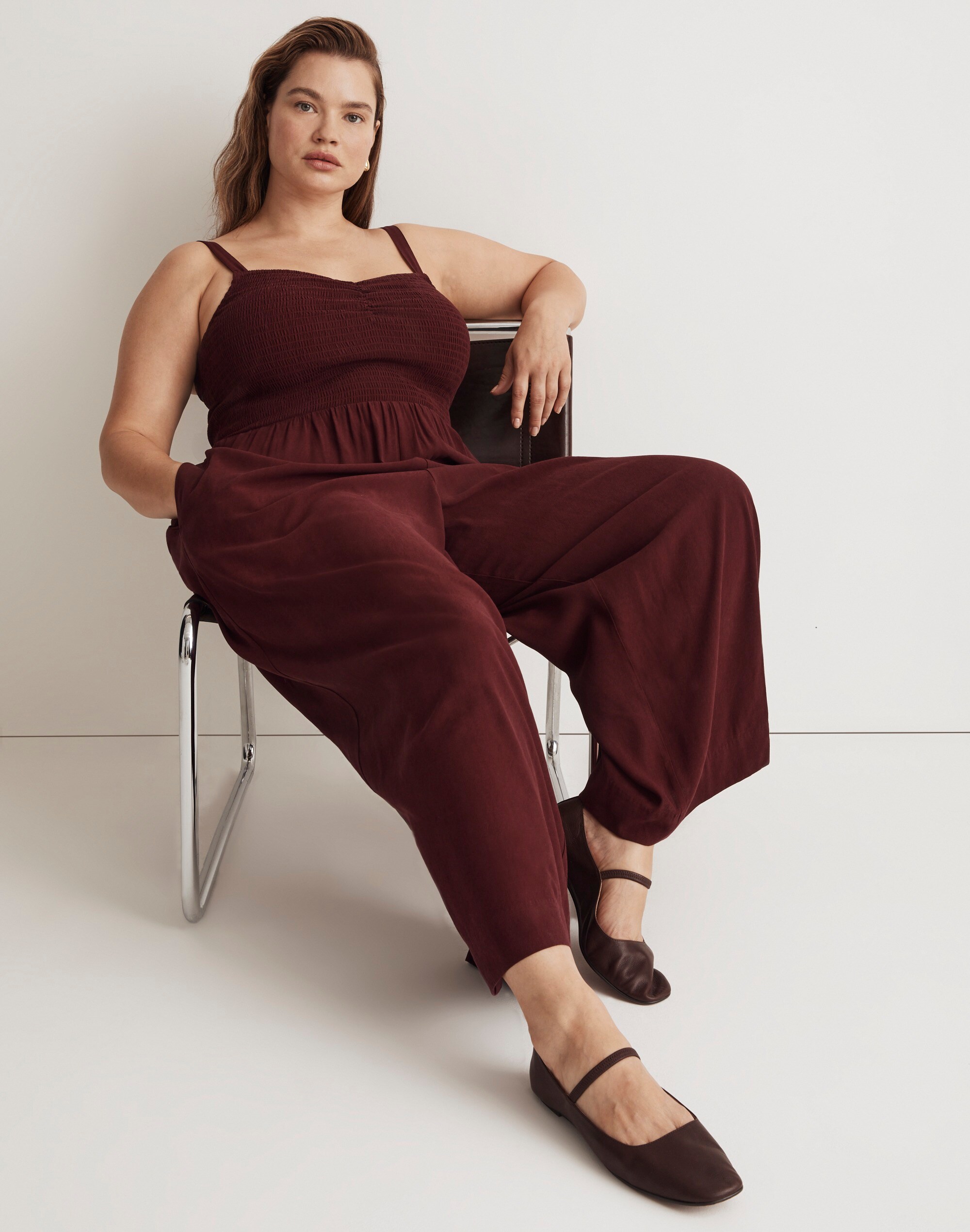 Plus Lucie Wide-Leg Jumpsuit