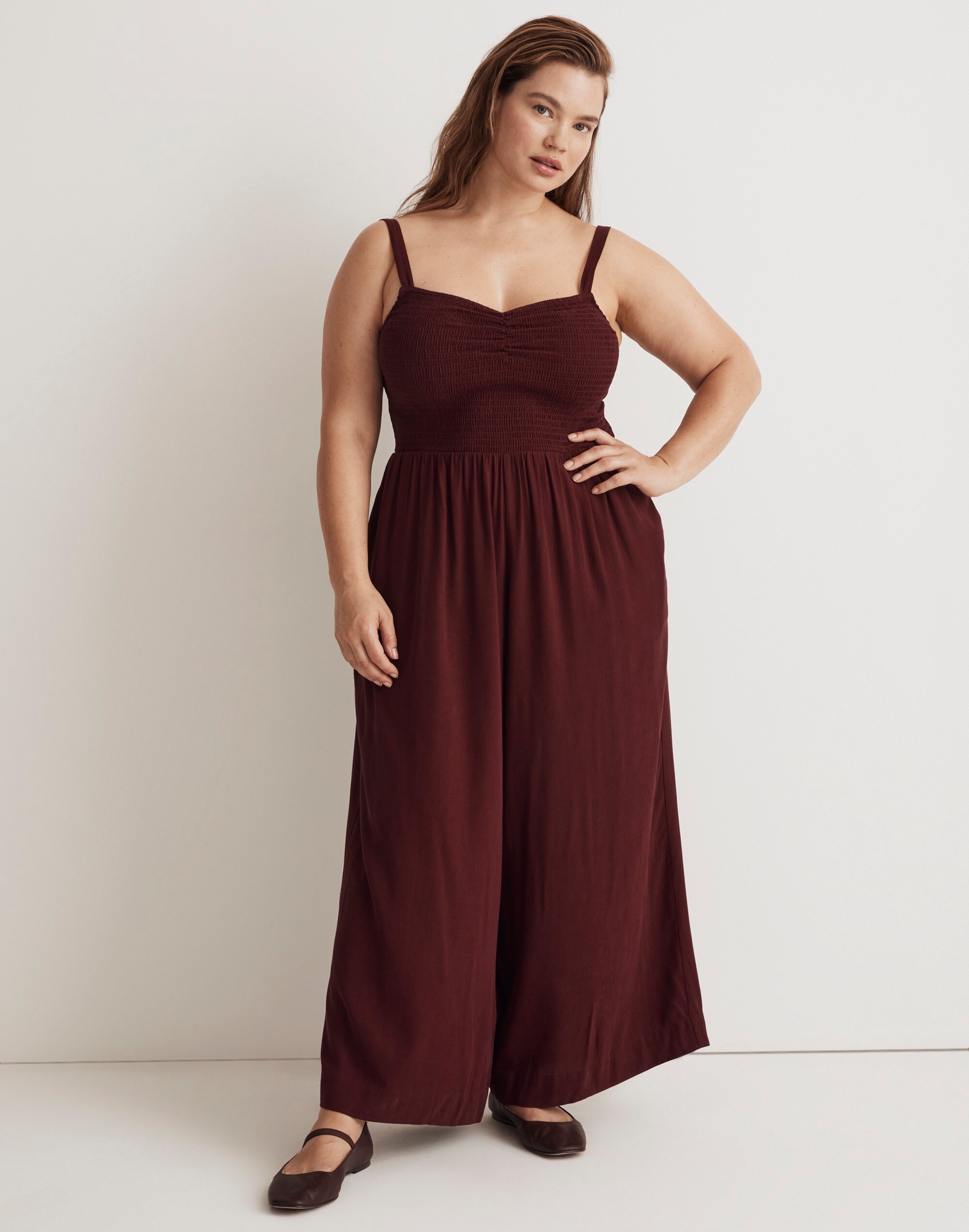 Plus Lucie Wide-Leg Jumpsuit