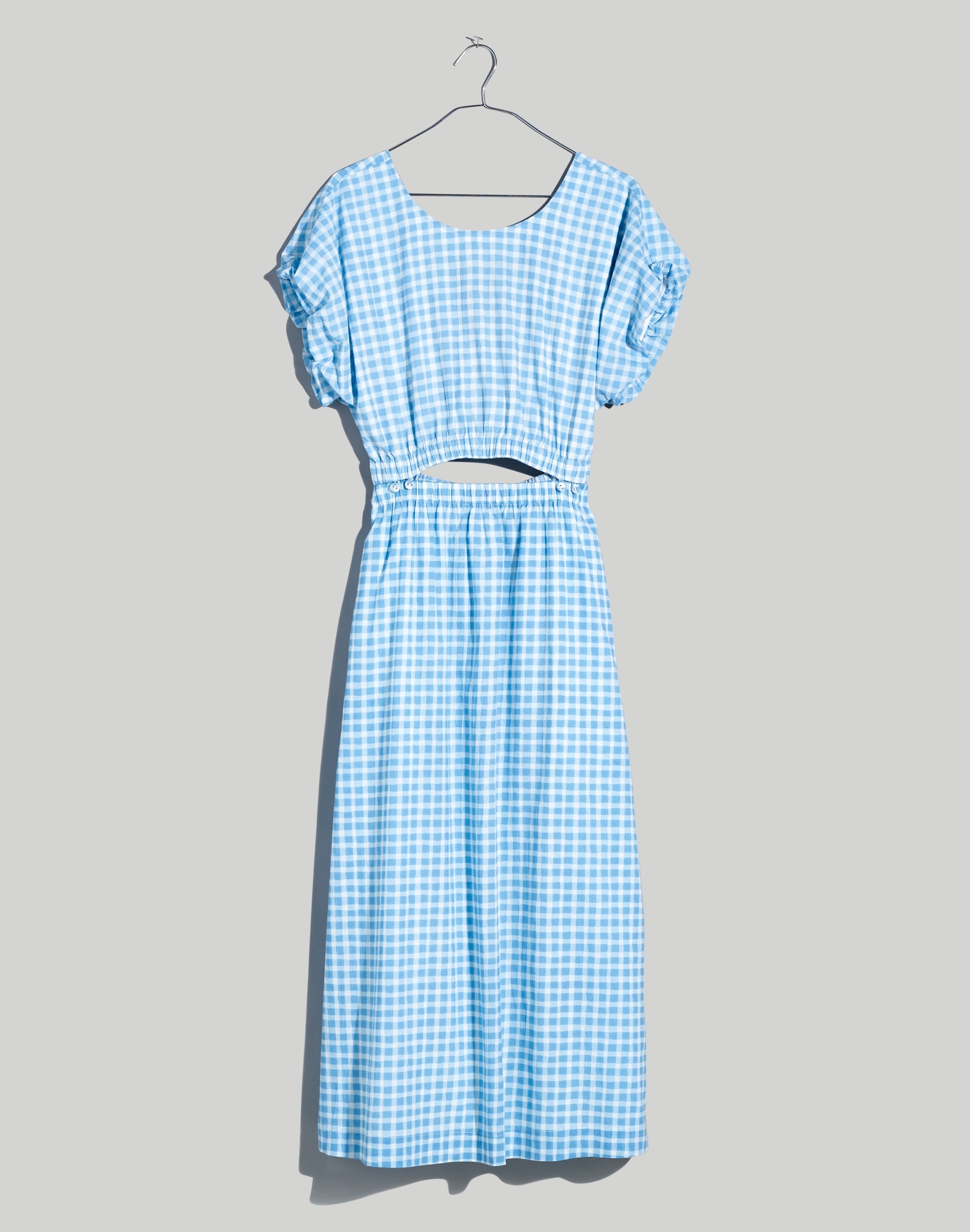 Pull-On Dress Set in Gingham Check