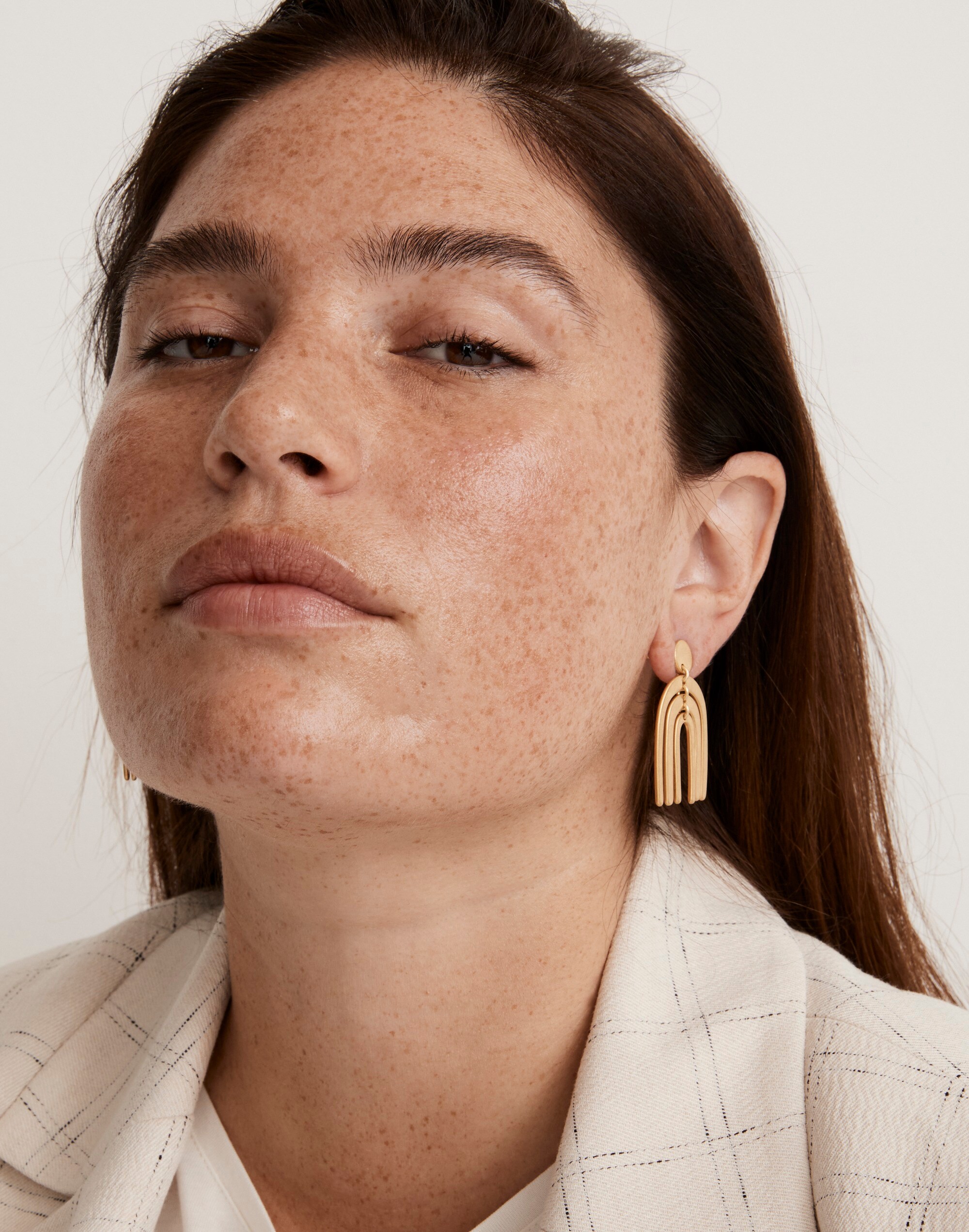 Stacked Arch Statement Earrings