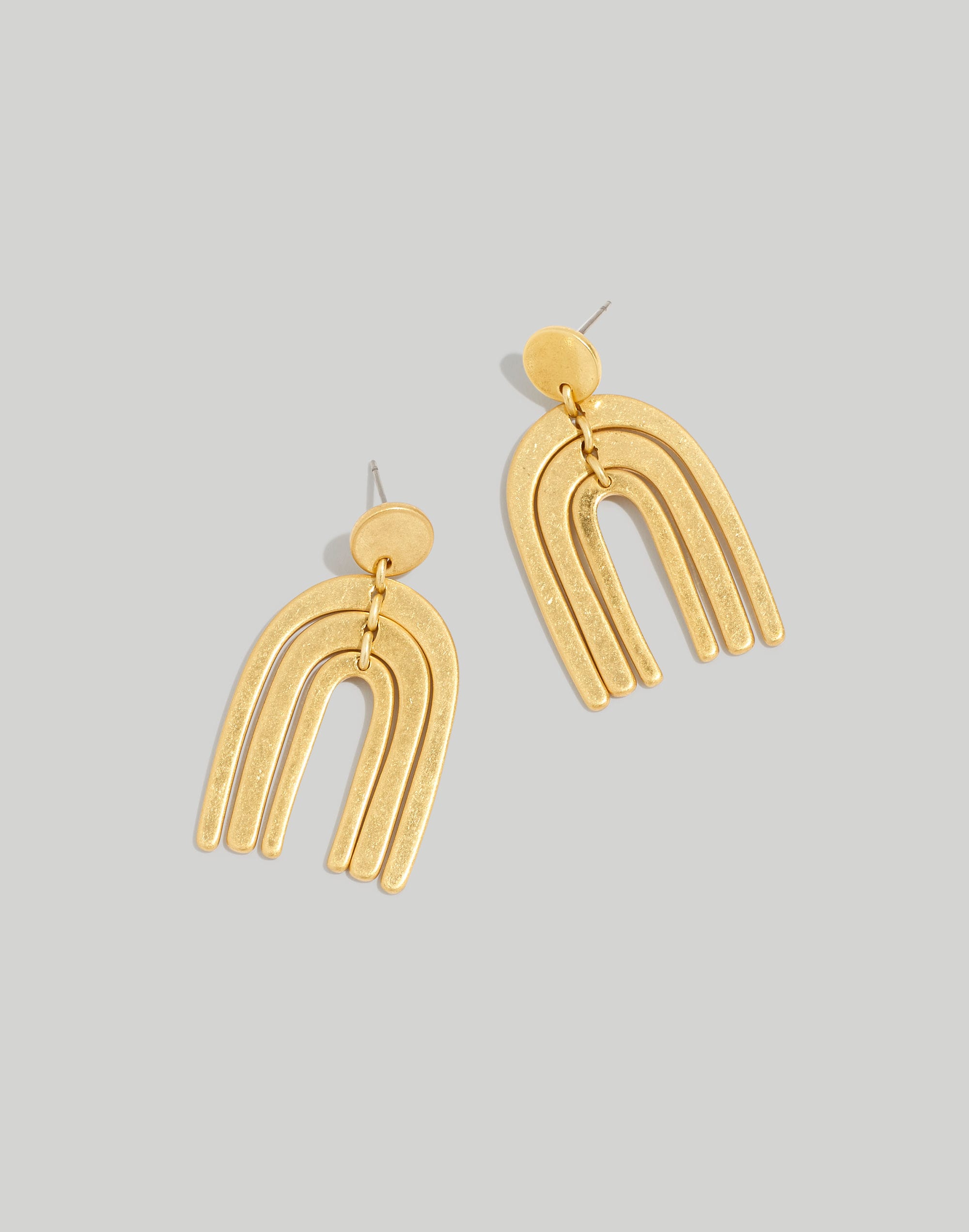 Stacked Arch Statement Earrings