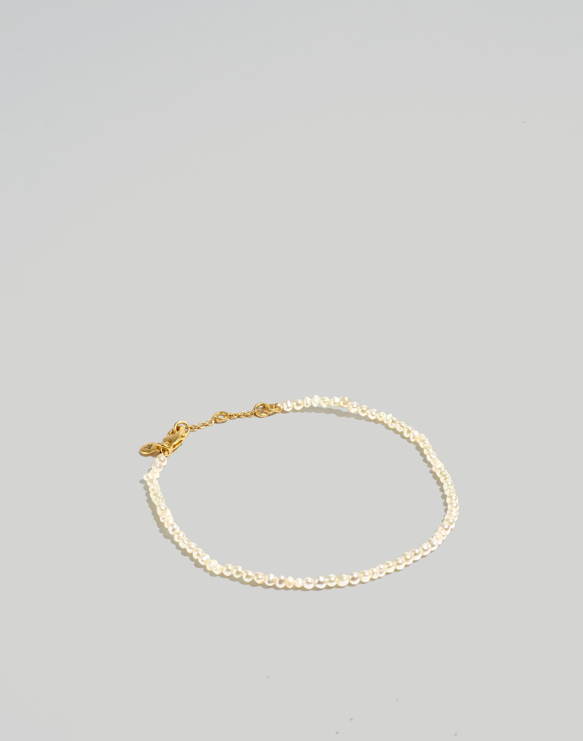 Mw Micro Freshwater Pearl Anklet