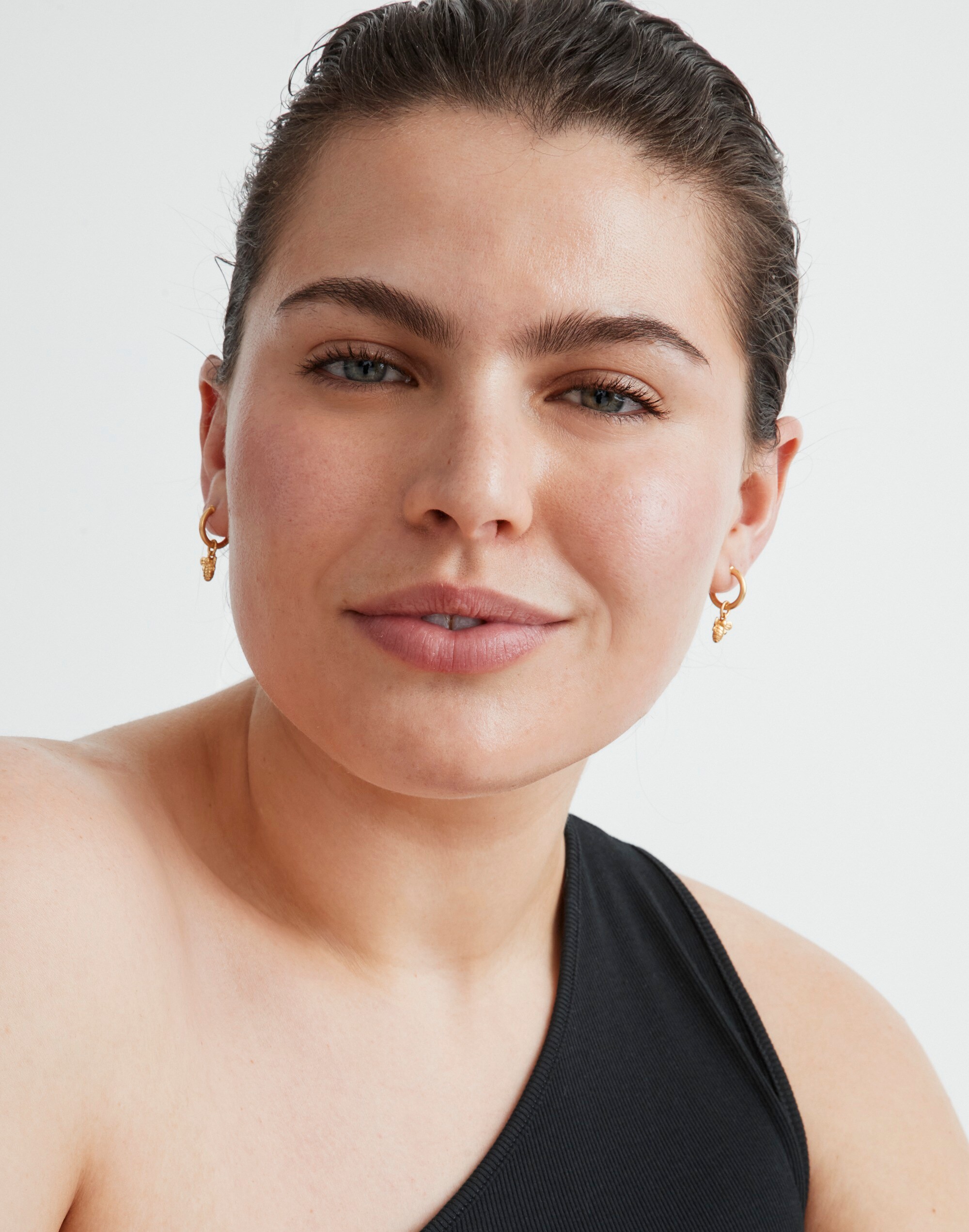 Bee Huggie Hoop Earrings