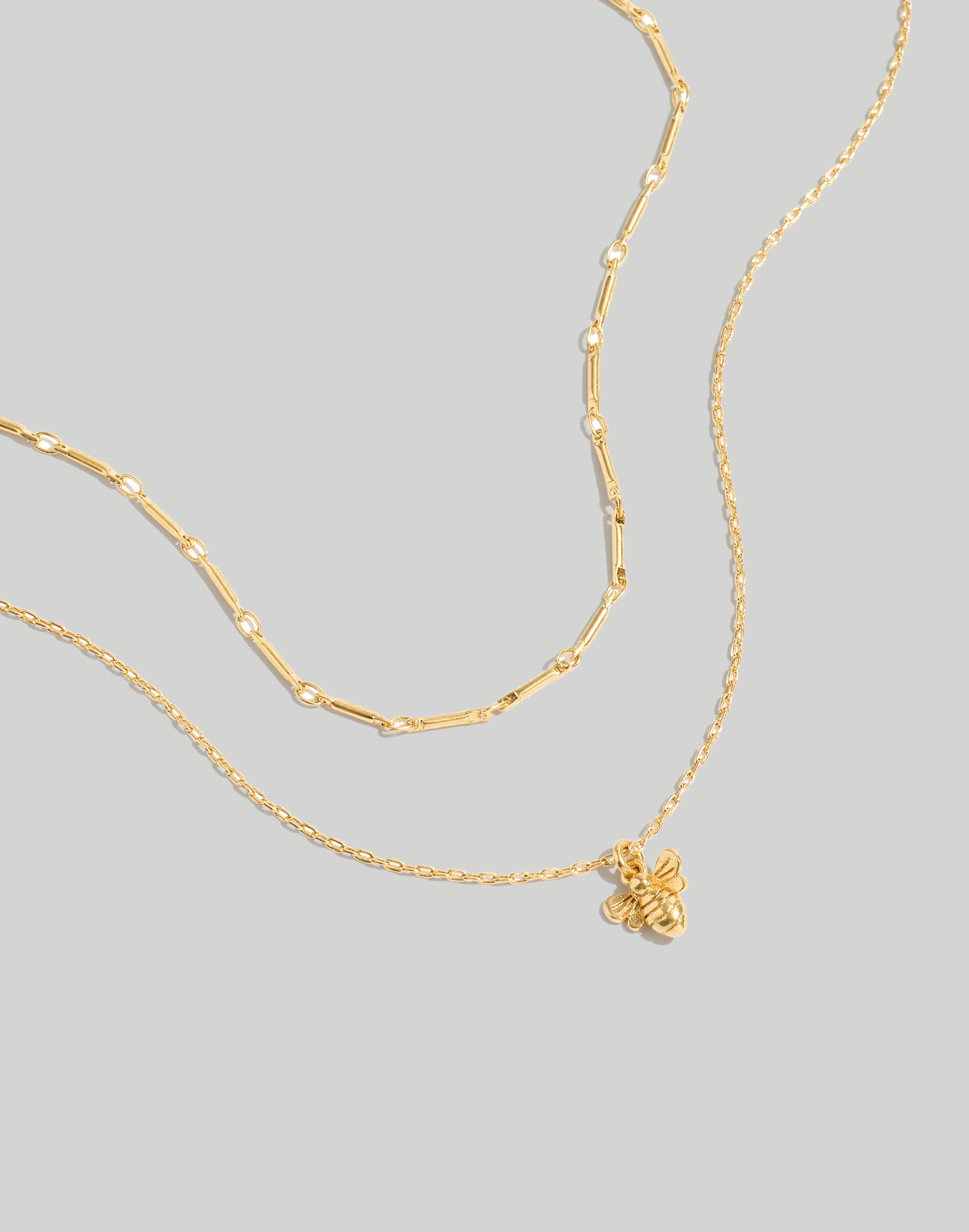Two-Piece Bee Necklace Set