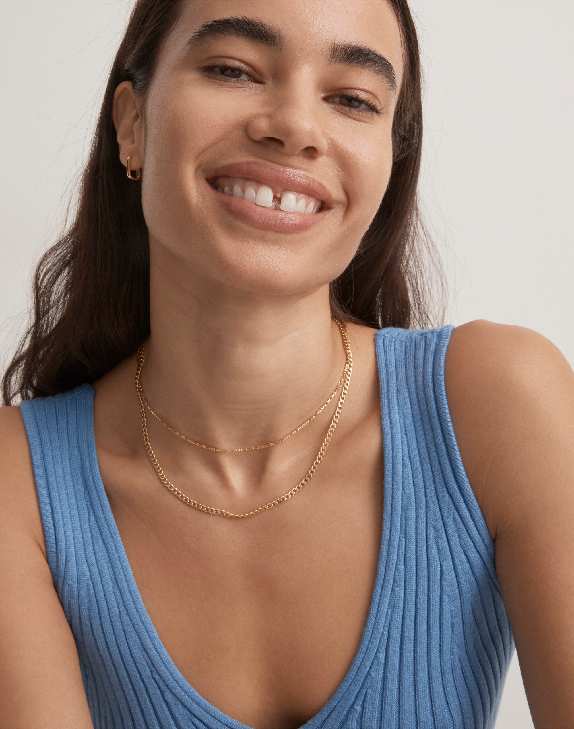 Two-Piece Skinny Chain Necklace Set Alternate Image 1