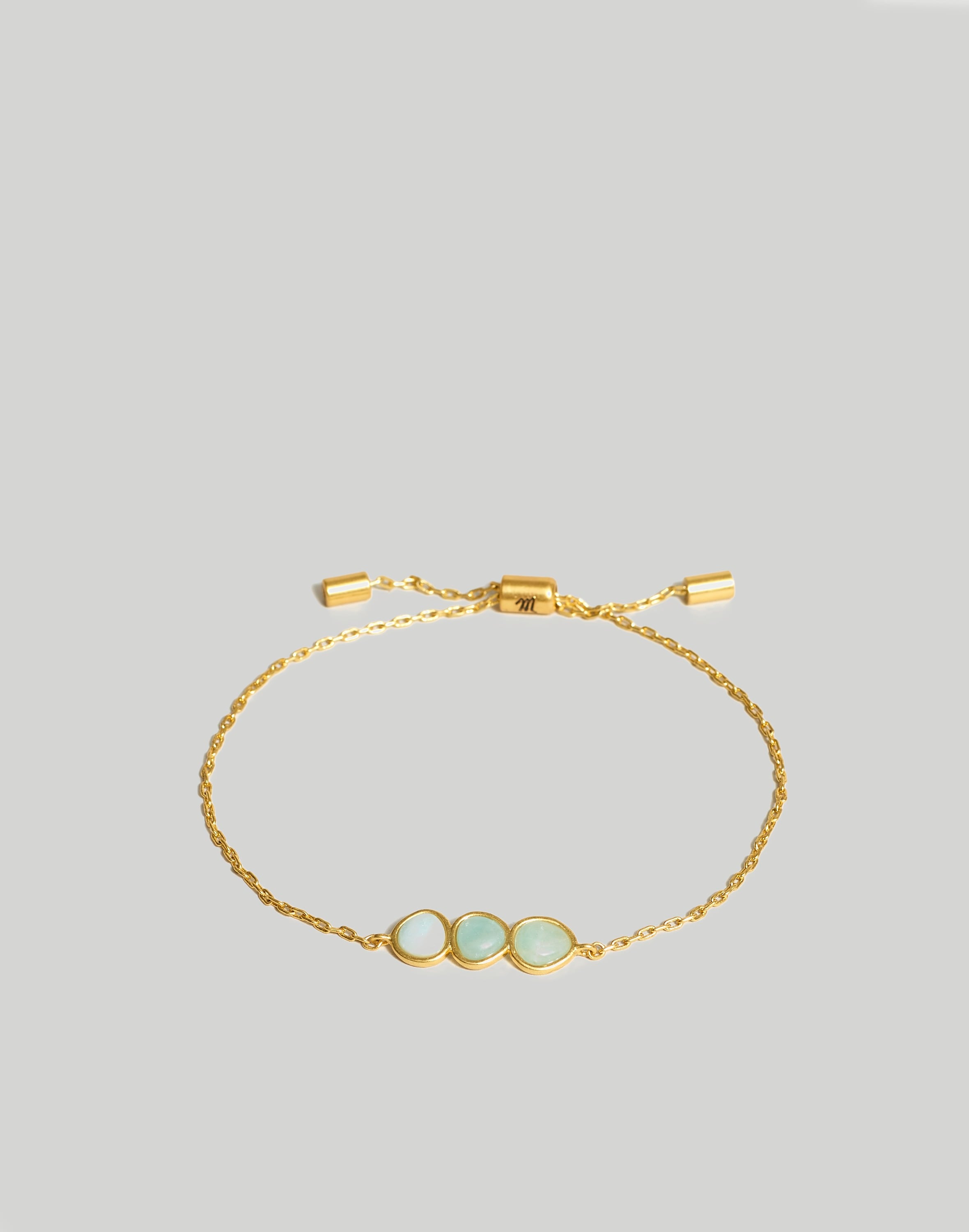 Stone Collection Amazonite Slider Bracelet