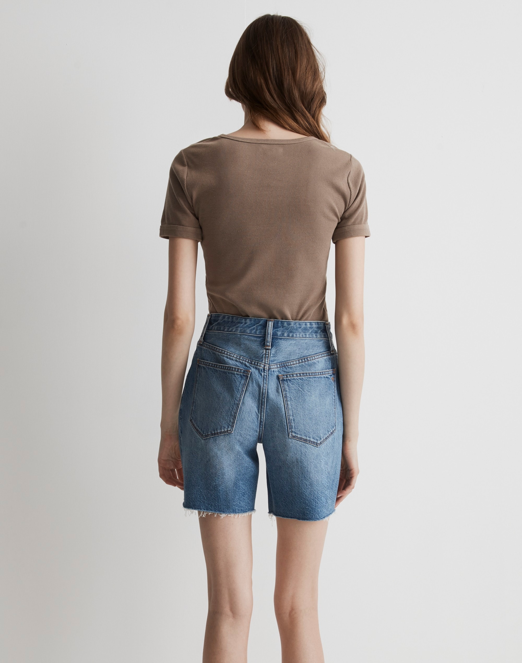 Rivet &amp; Thread Ribbed U-Neck Tee