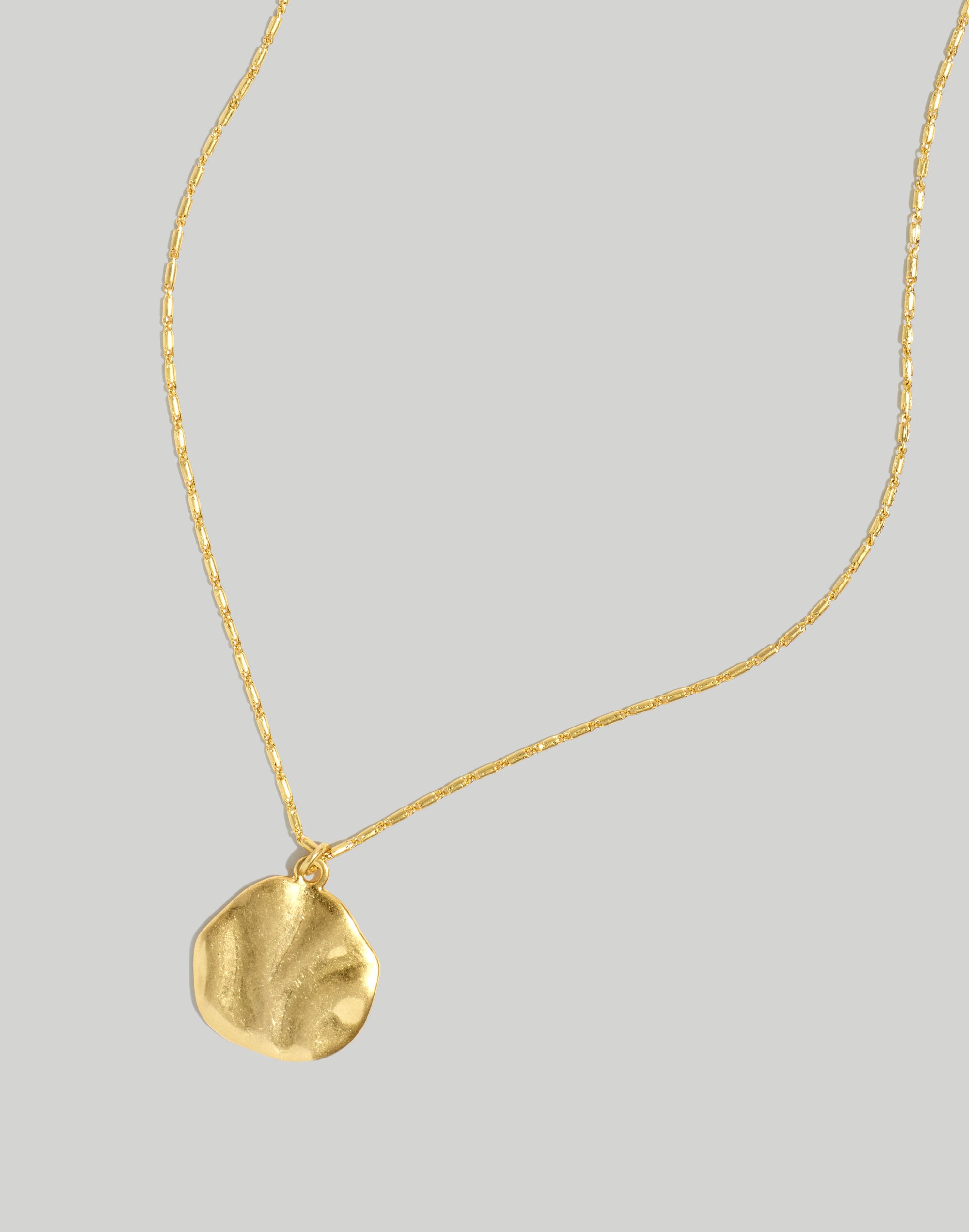 Organic Circle Pendant Necklace