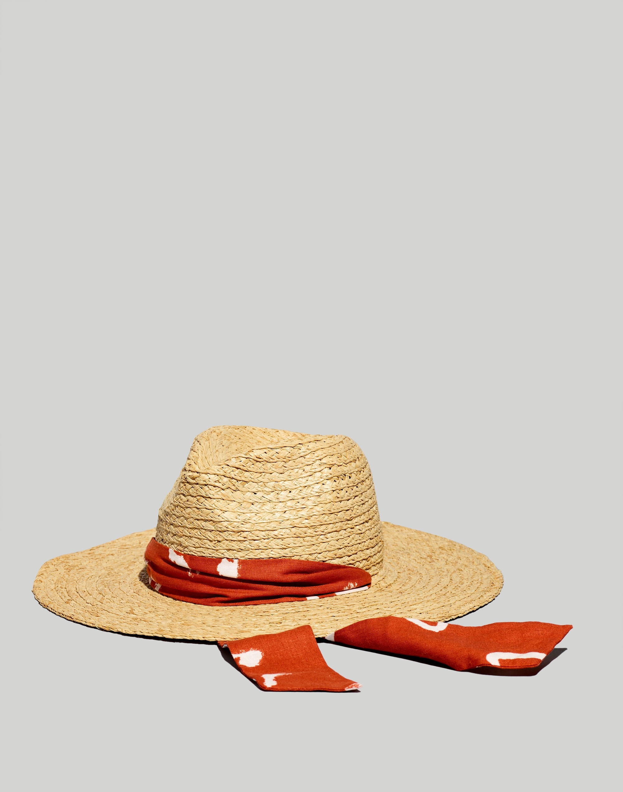 madewell x caroline z hurley straw hat