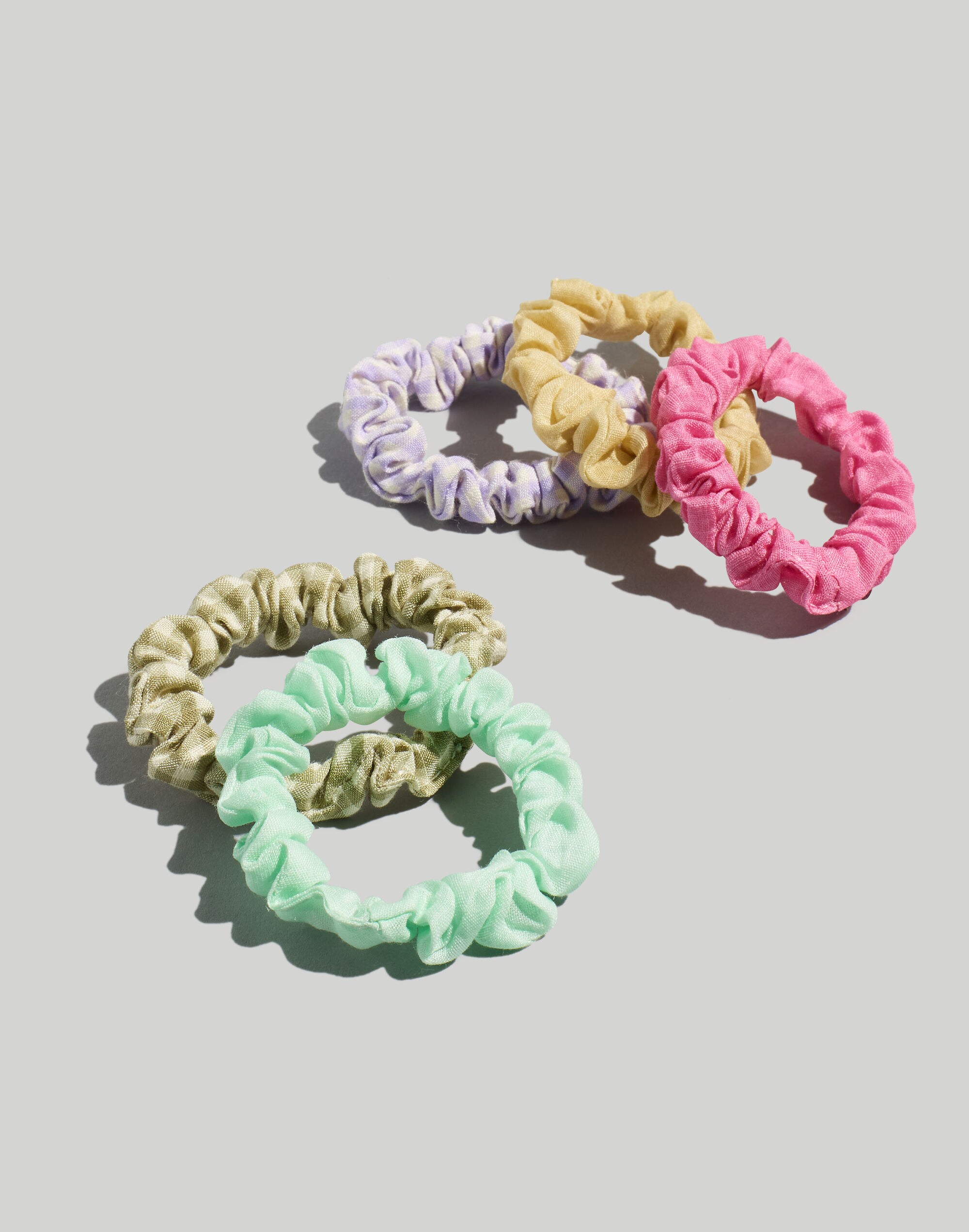 Five-Pack MWL Skinny Scrunchie Set