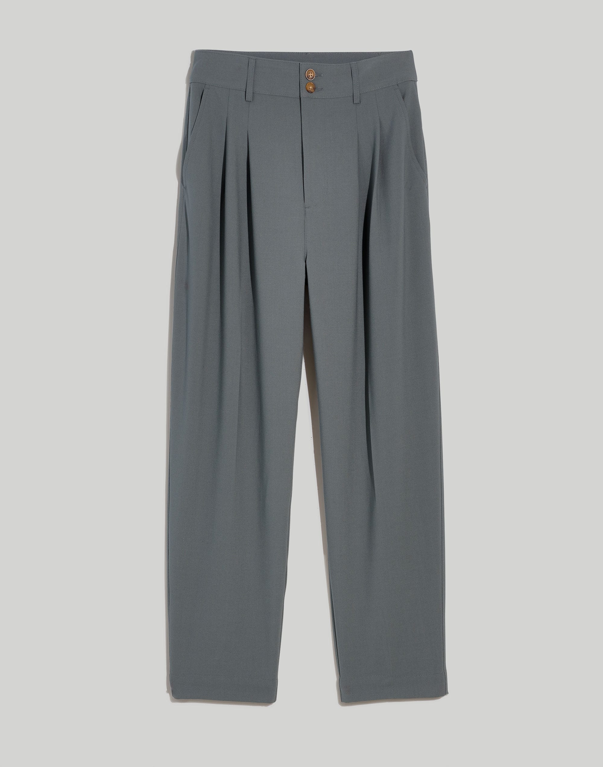 Pleated Tapered Pants