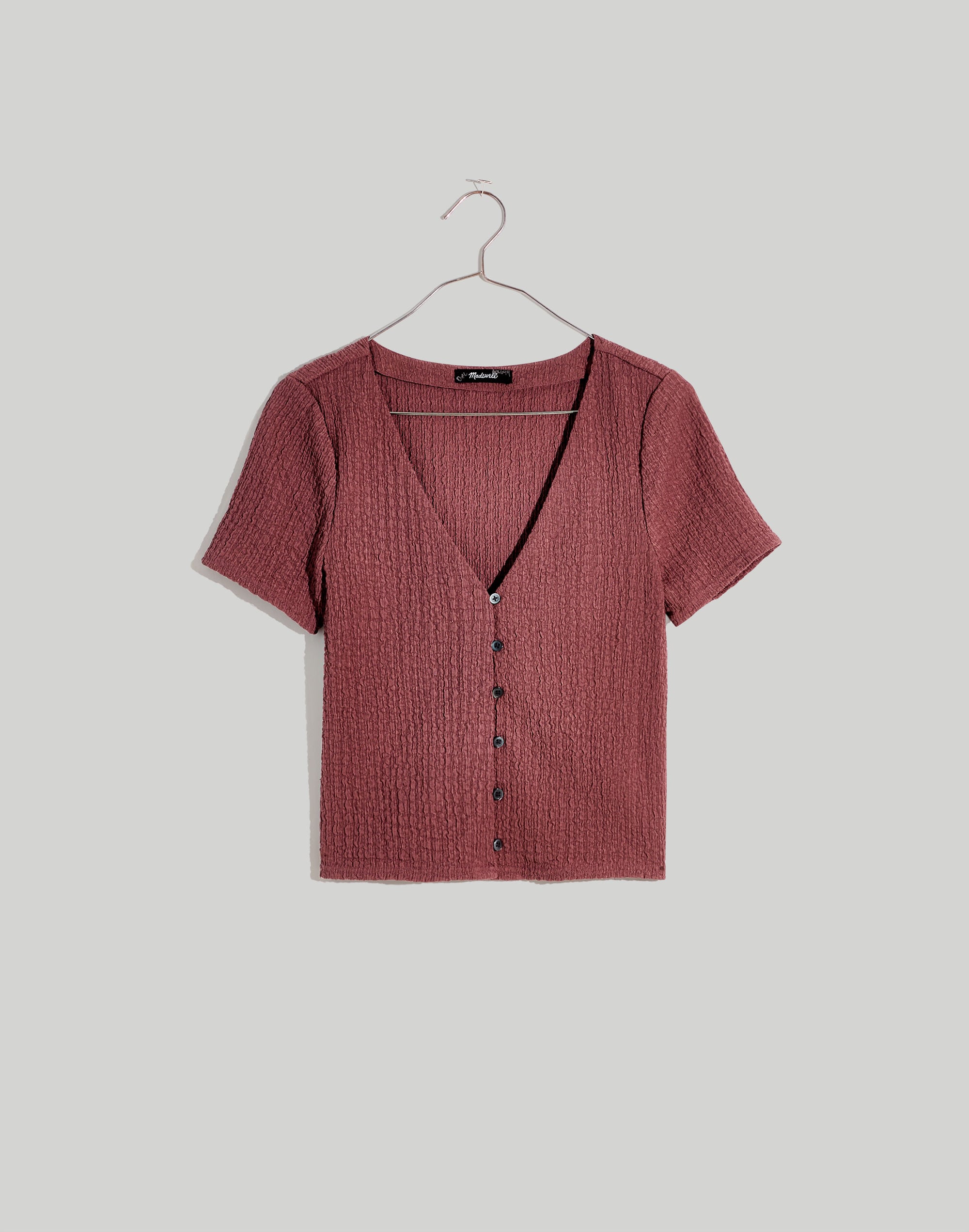 Cap-Sleeve Popcorn Cardigan