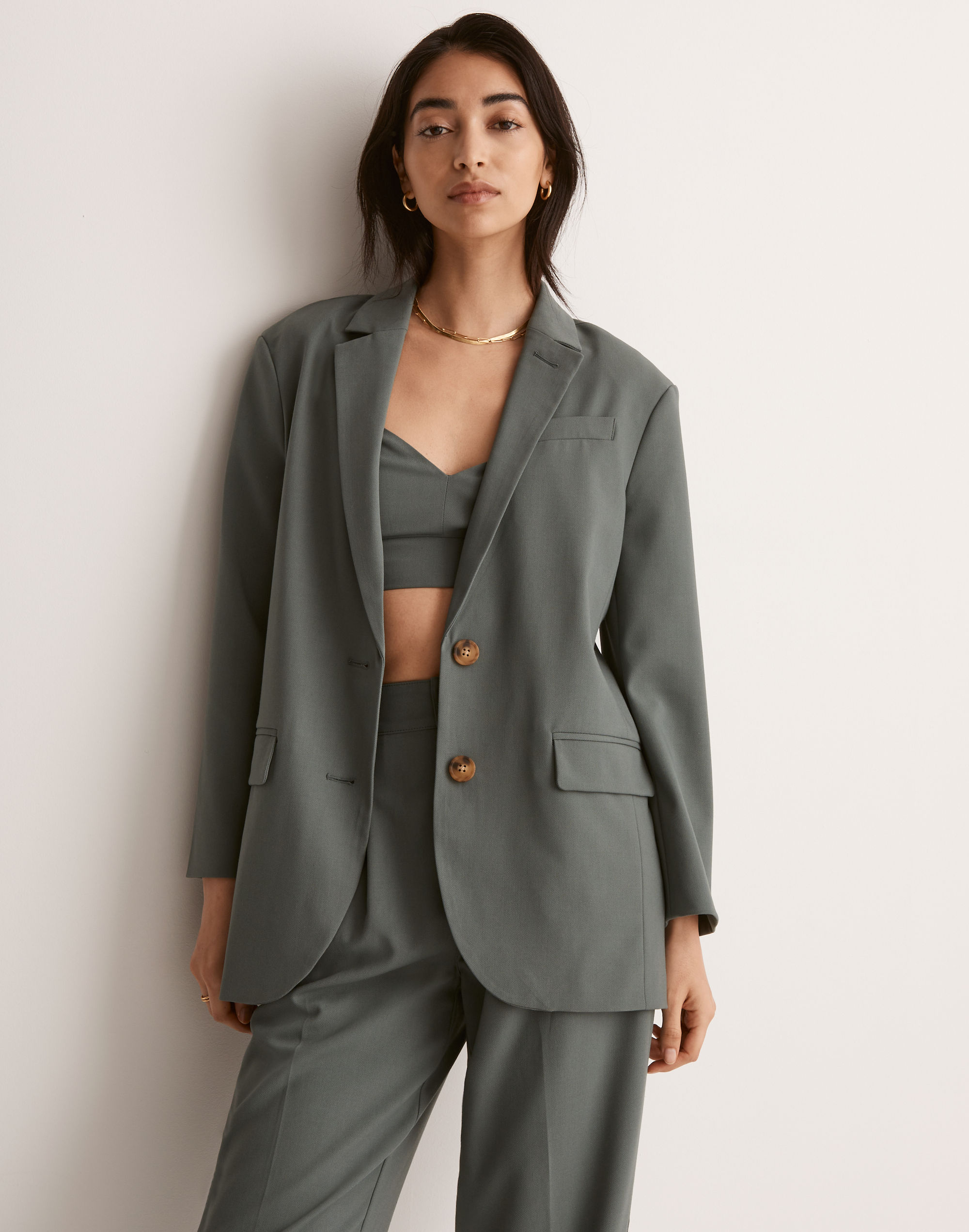oversized menswear blazer