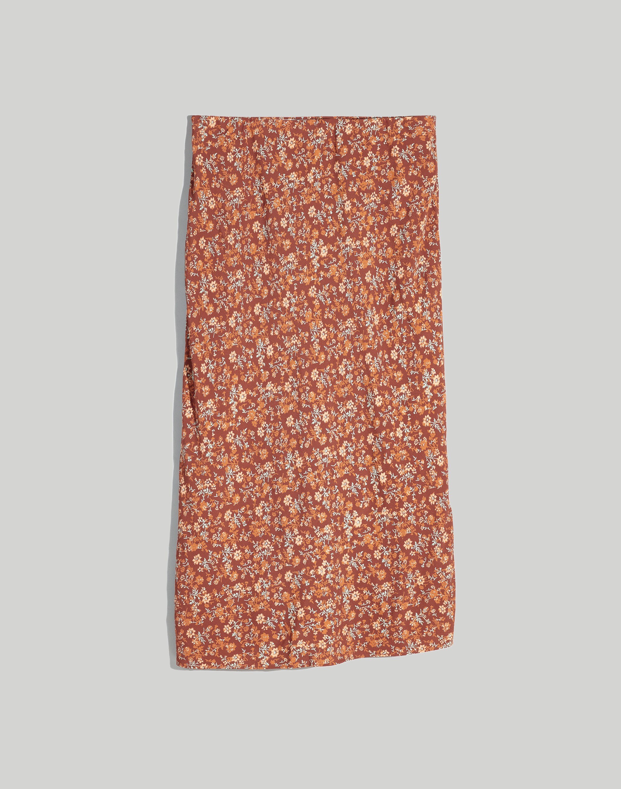 Midi Slip Skirt in Awakened Blooms