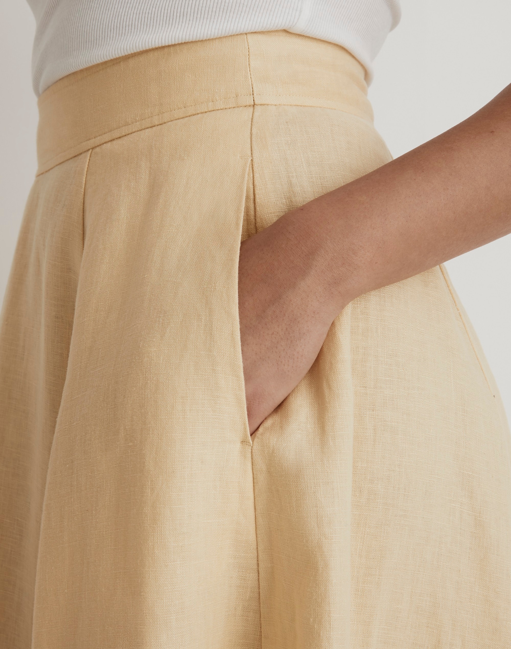 100% Linen Maxi Skirt