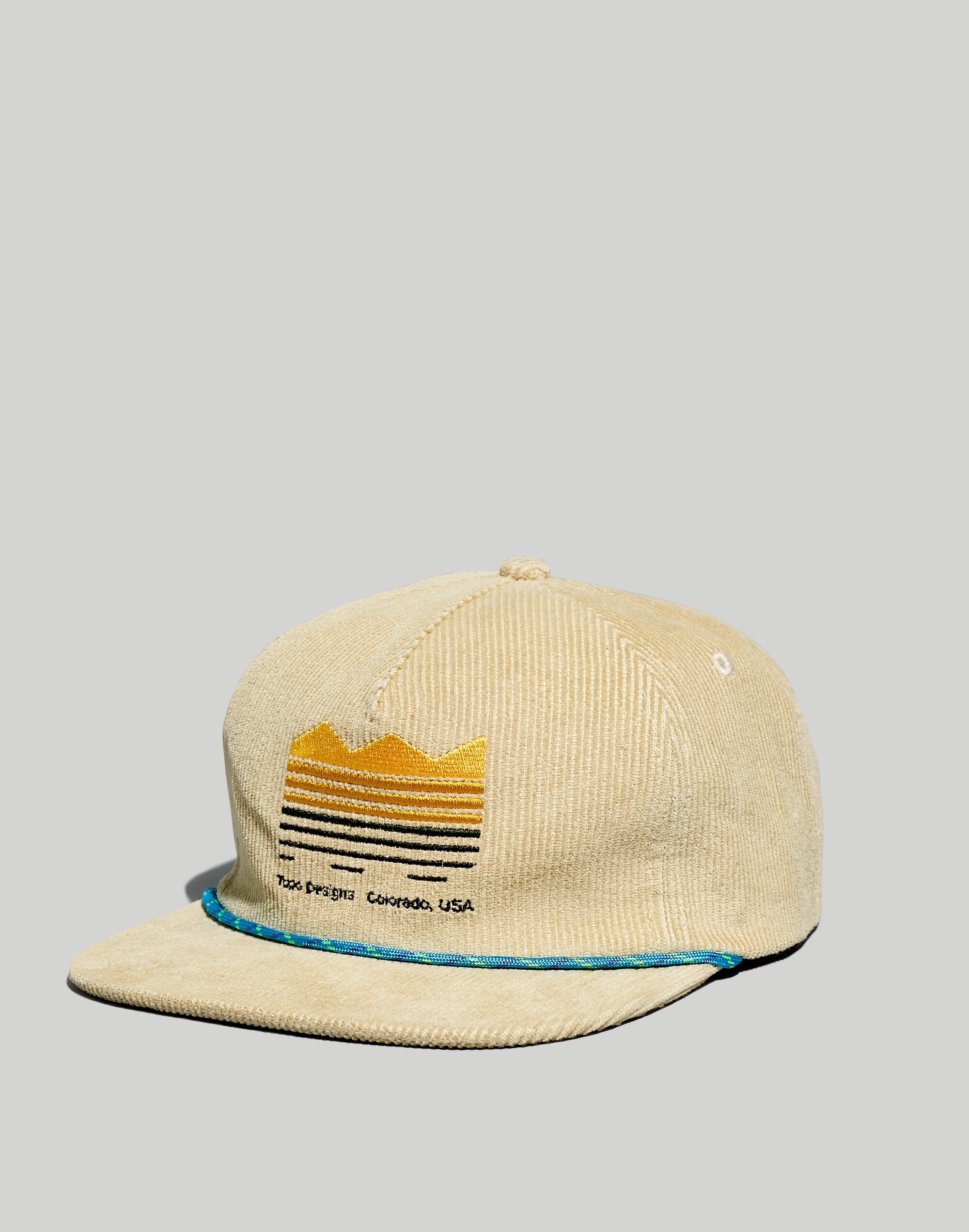 Topo Designs&reg; Strata Map Corduroy Trucker Hat